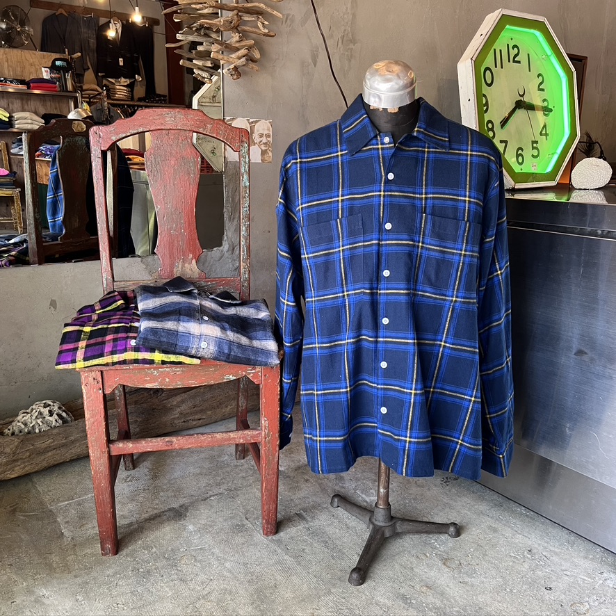 HIGH! STANDARD : BRUSHED FLANNEL LS SHIRTS
