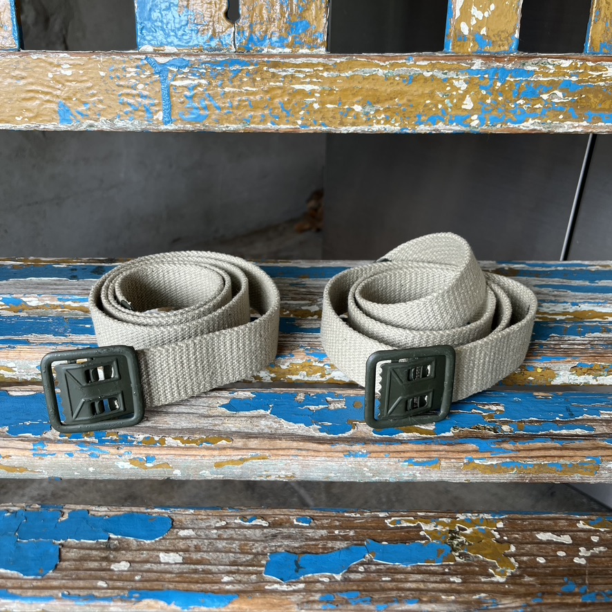 FRENCH KHAKI TROUSER BELT (Deadstock)
