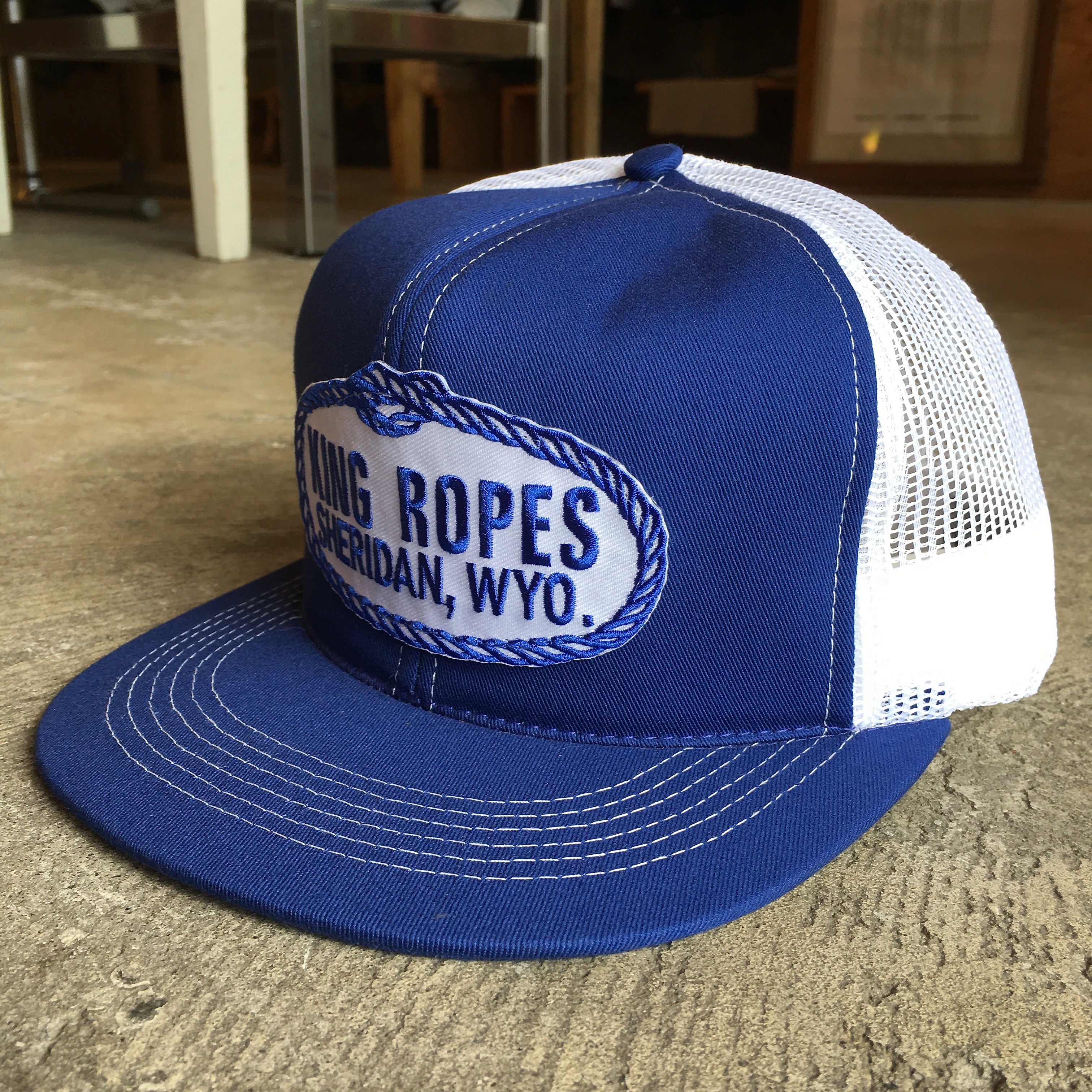 KINGS ROPES : 1/2COTTON 1/2MESH CAP