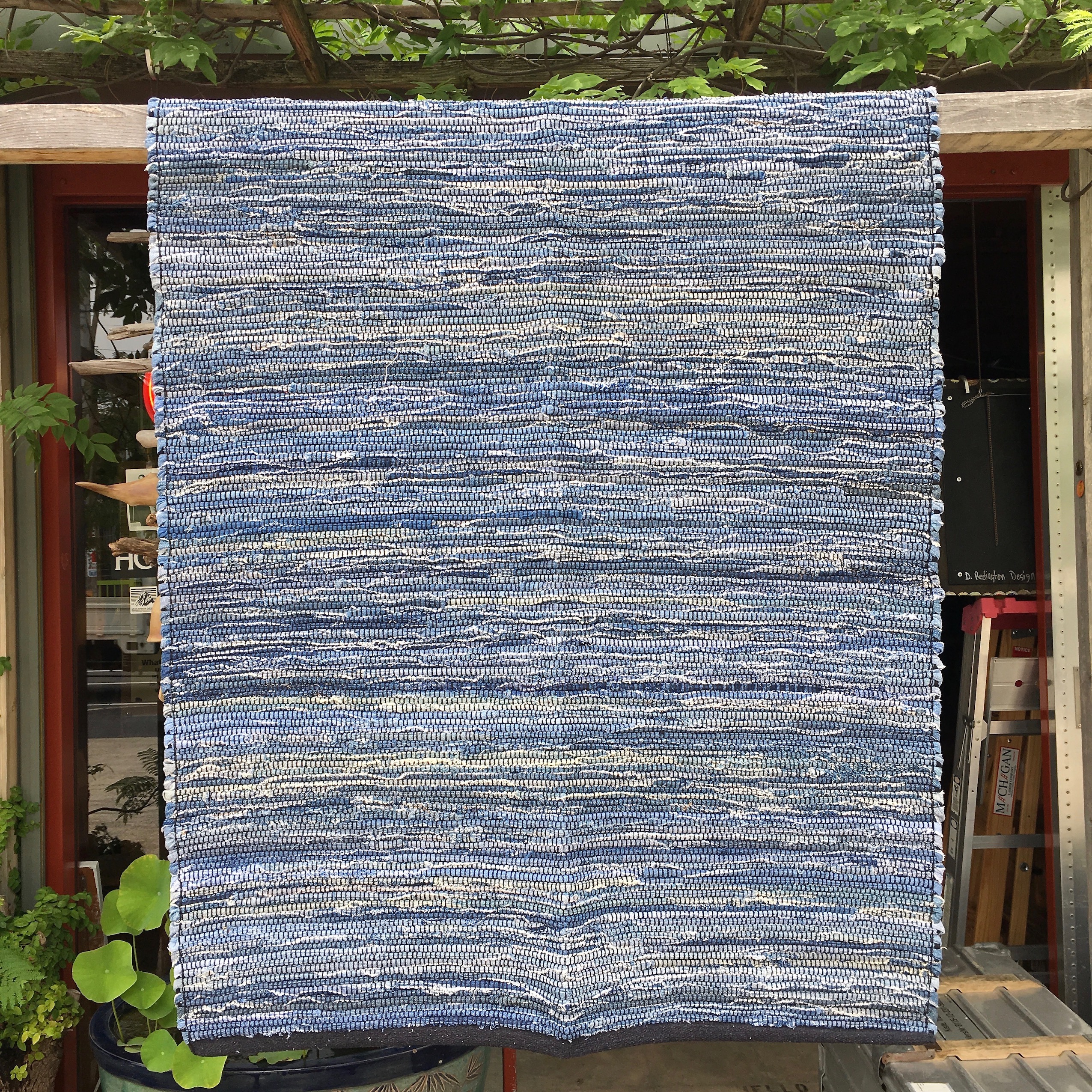 INDIA FLAG : DENIM RUG 100×150