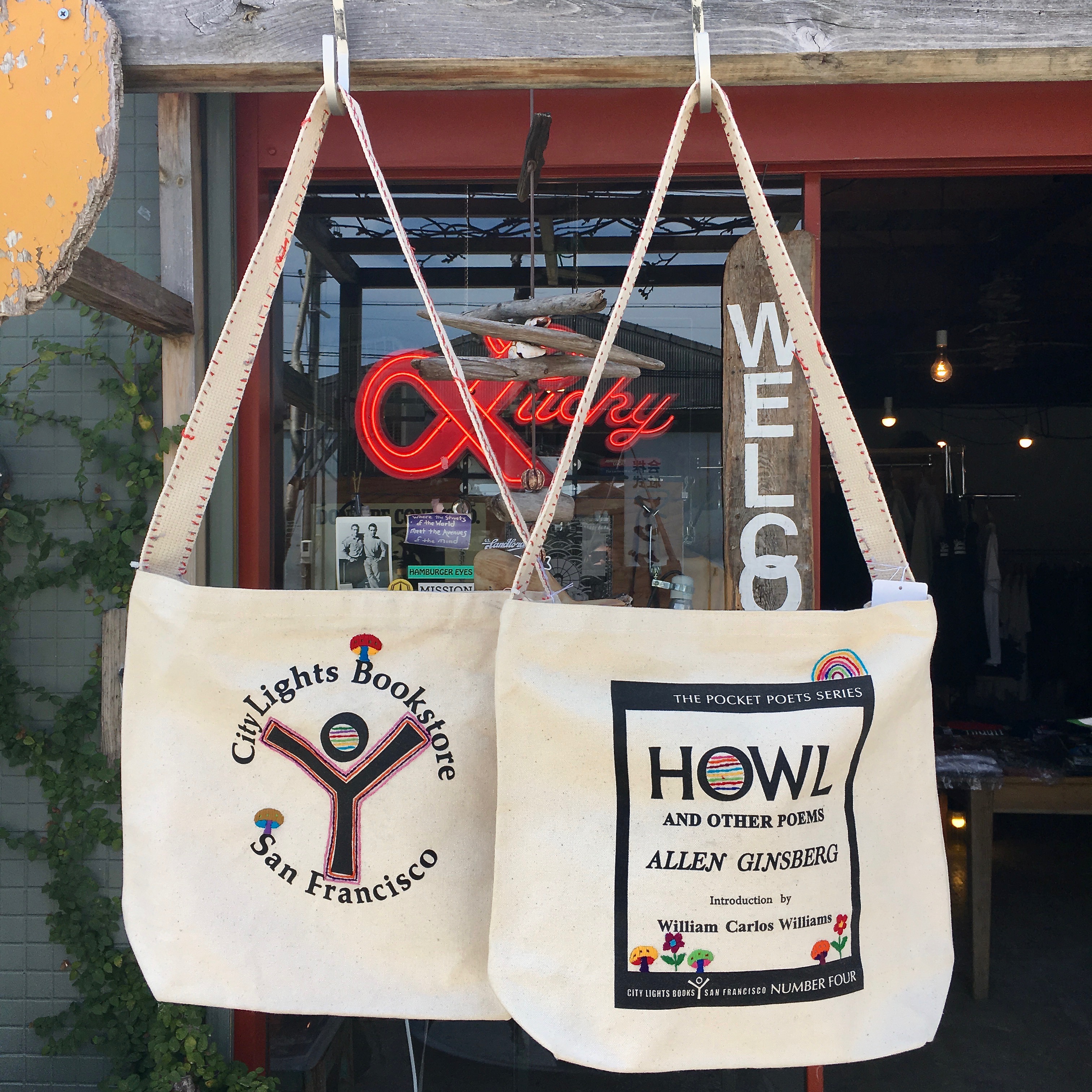 CITY LIGHTS : OAXACA HOWL , LOGO SHOULDER BAG