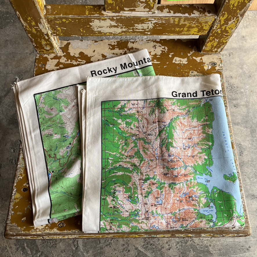 The Printed Image : GRAND TETON ,ROCKY MT BANDANA