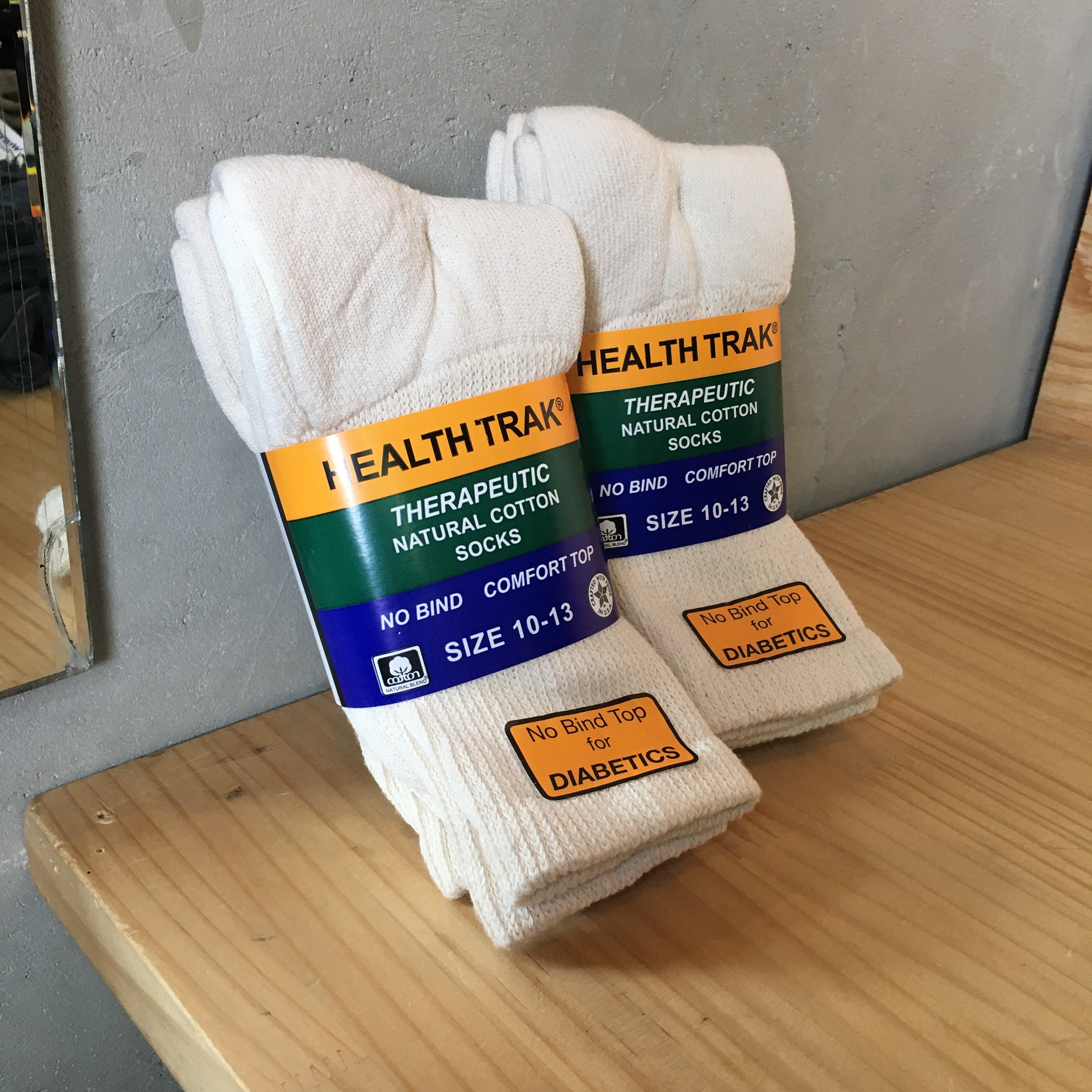 RAILROAD SOCKS : DIABETICS 2PACK SOCKS