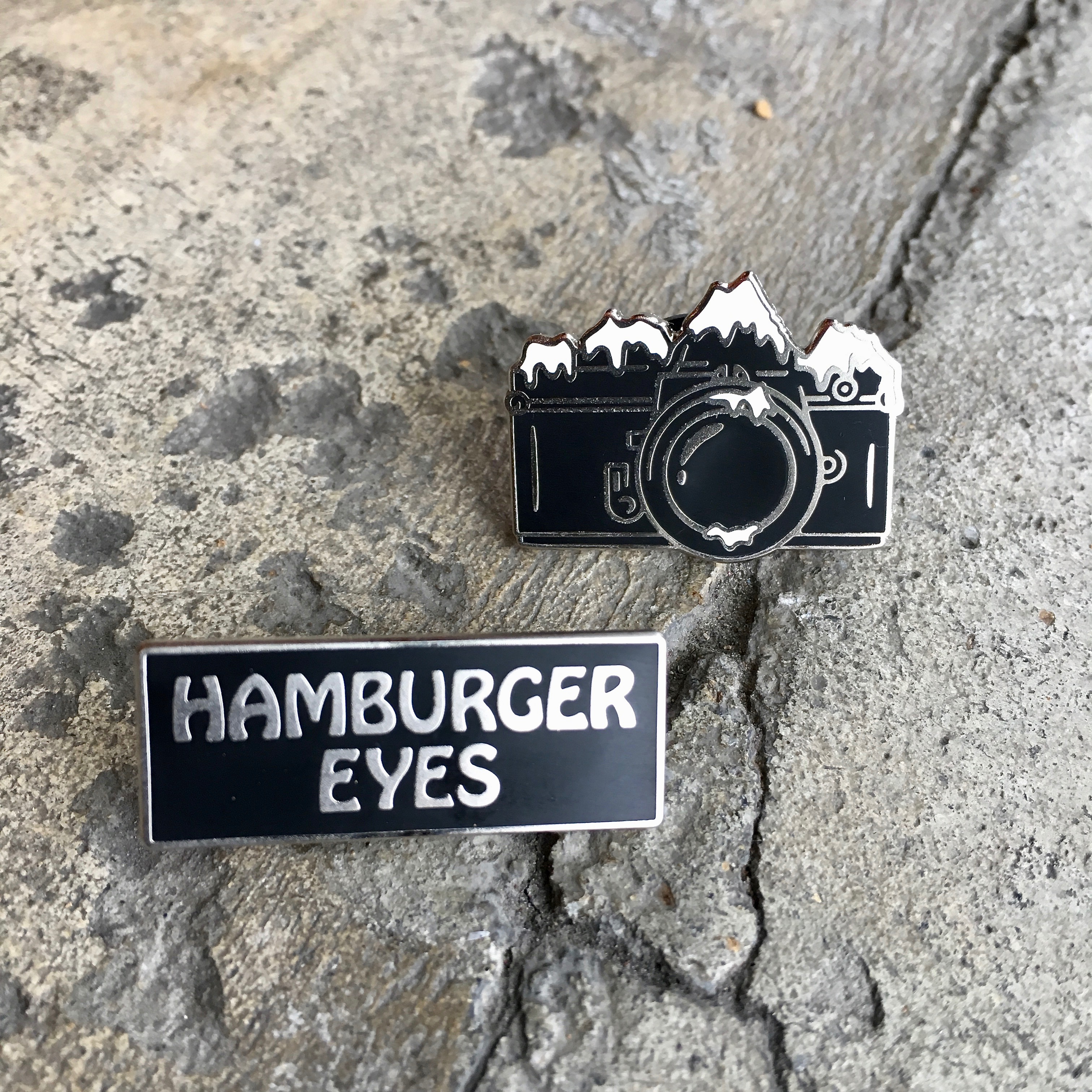 HAMBURGER EYES : PINS SET
