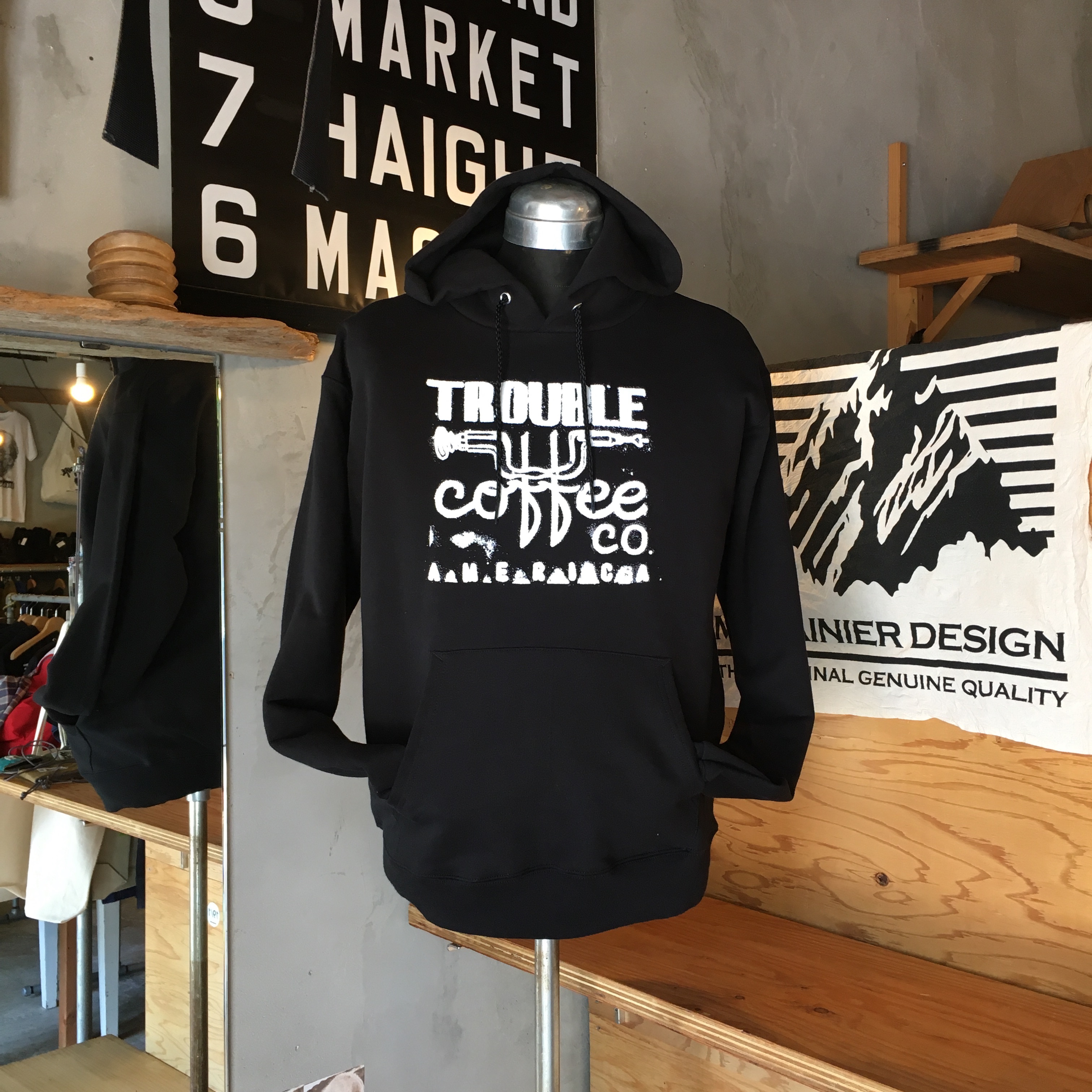TROUBLE COFFEE : LOGO HOODIE
