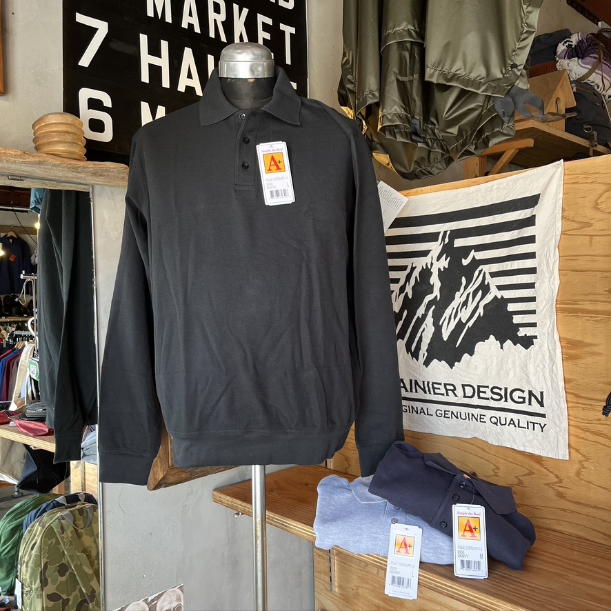 A+CAREER APPAREL : L/S Pique Knit Overshirt