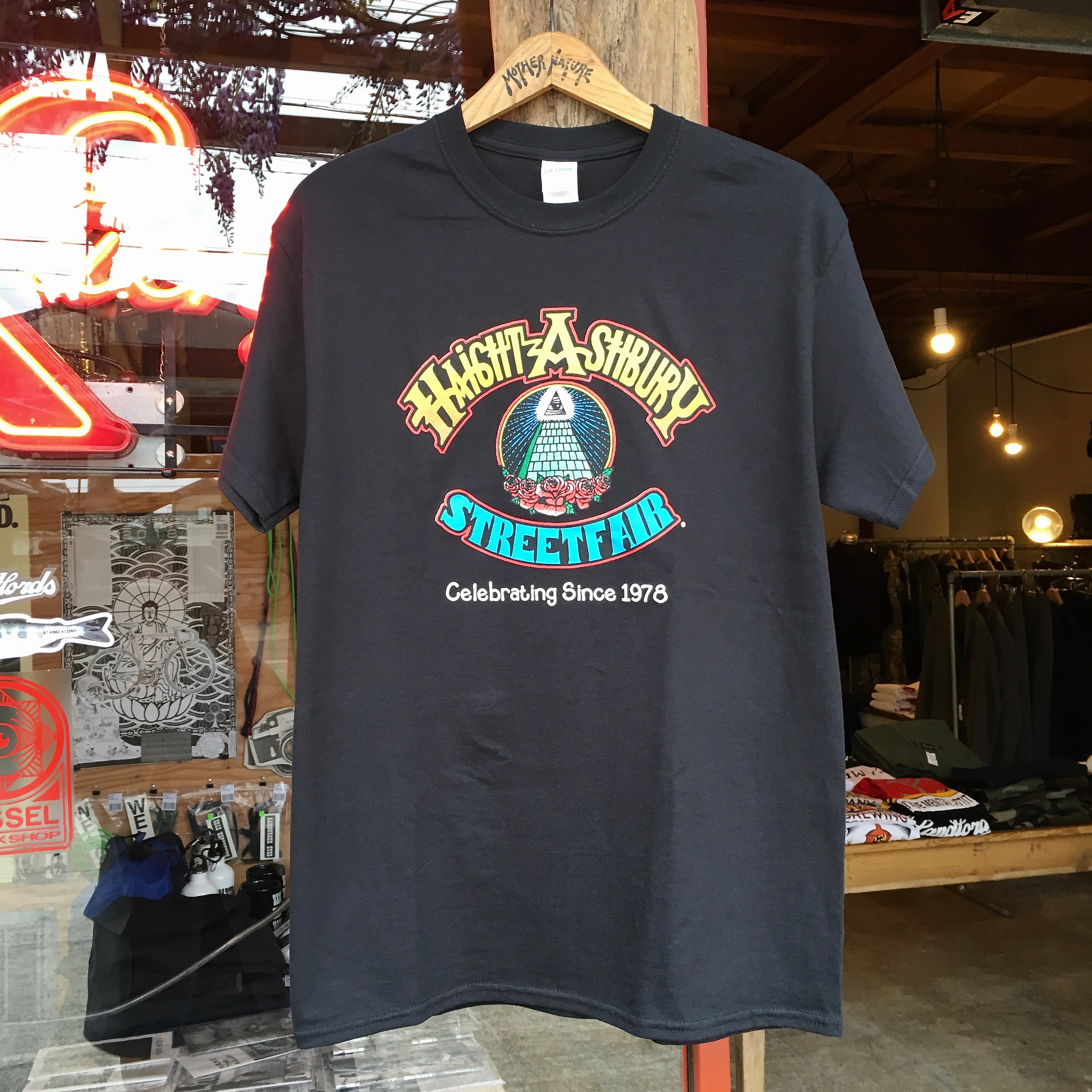HAIGHT ASHBURY STREET FIAR : STREET FAIR LOGO T-SH