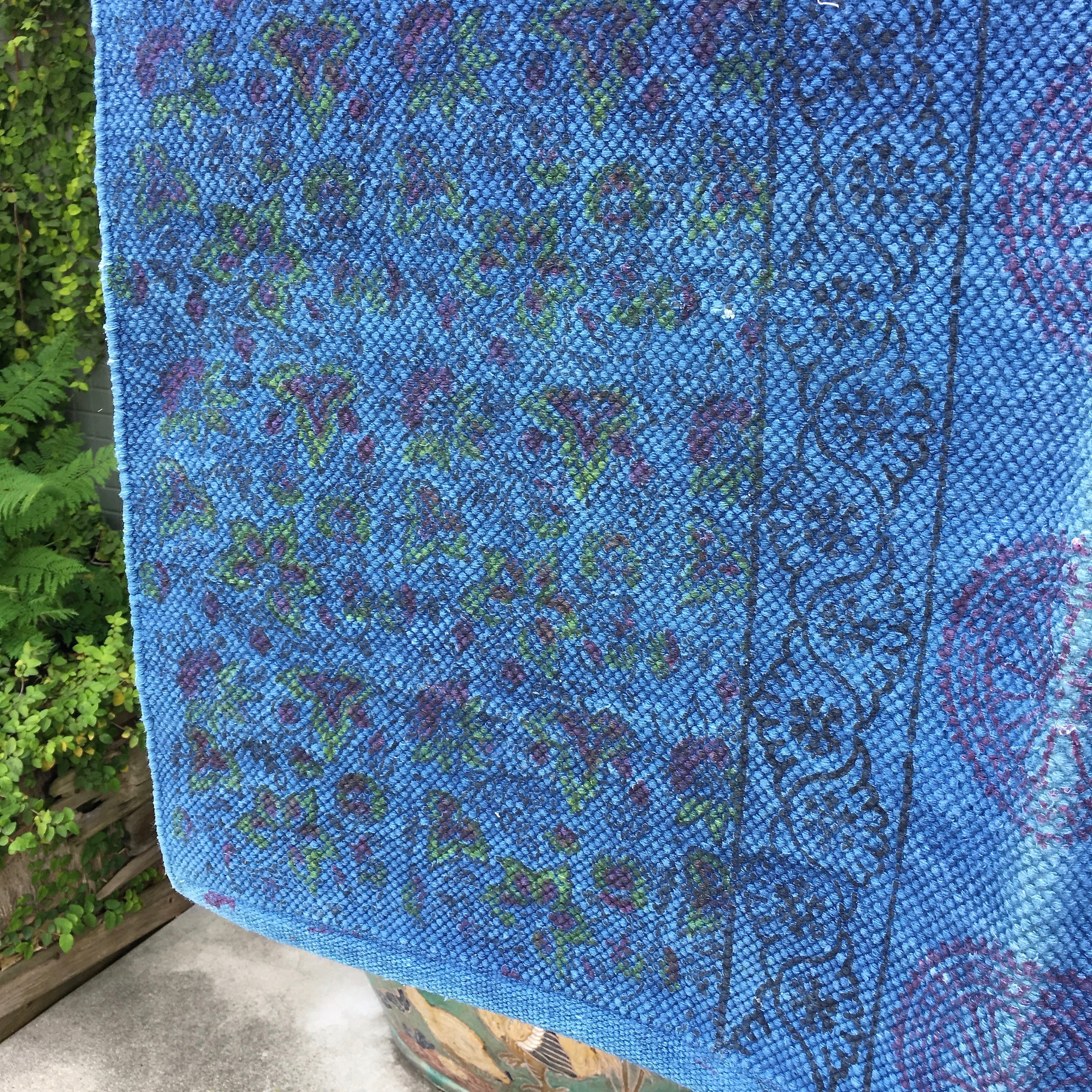INDIA FLAG : INDIGO RUG