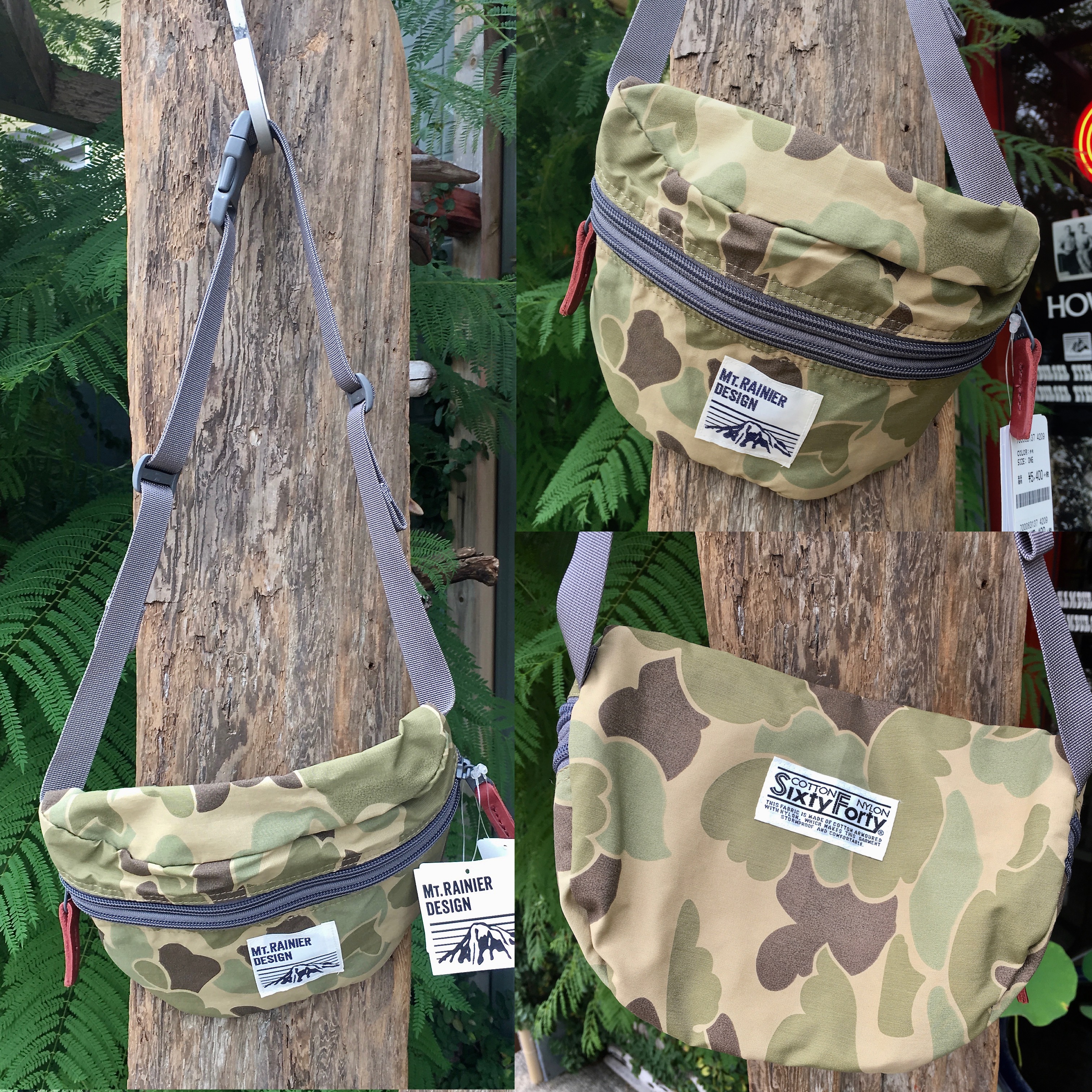 MT RAINIER DESIGN：MRD ORIGINAL TWO ZIP POUCH CAMO