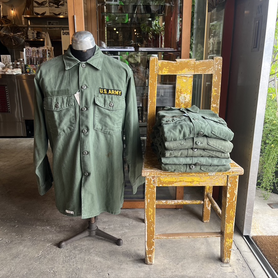 U.S COTTON 100% FATIGUE SHIRTS (VINTAGE)