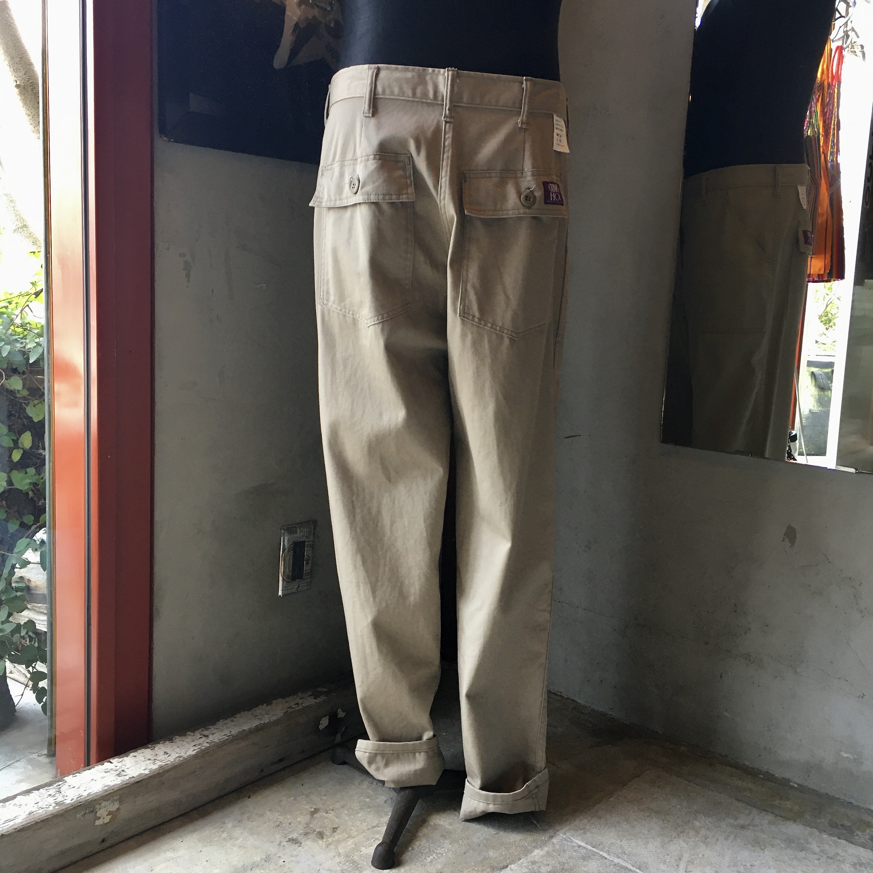 GUNG HO : 1200 TAPER FIT 4POCKET FATIGUE PANTS