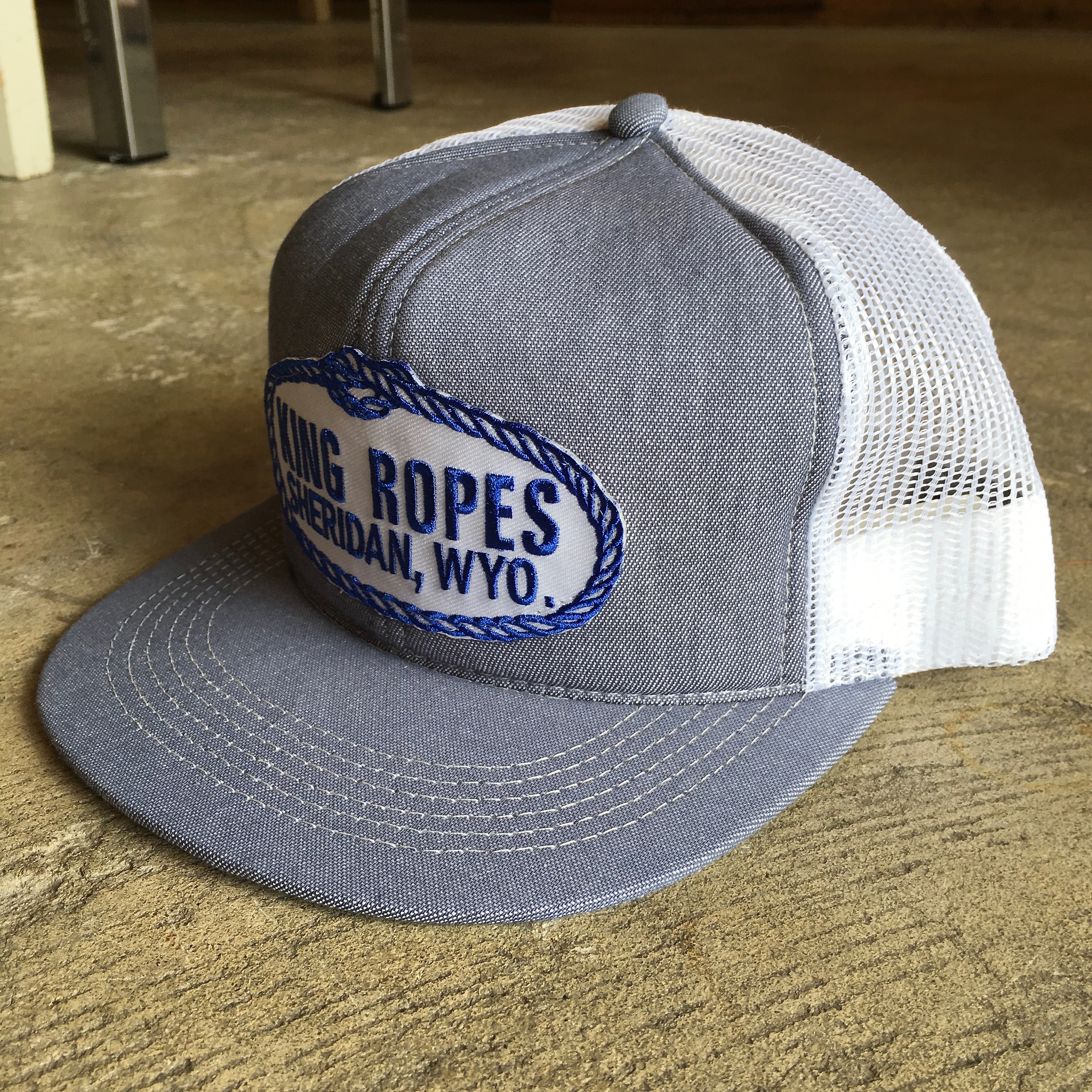 KINGS ROPES : 1/2COTTON 1/2MESH CAP