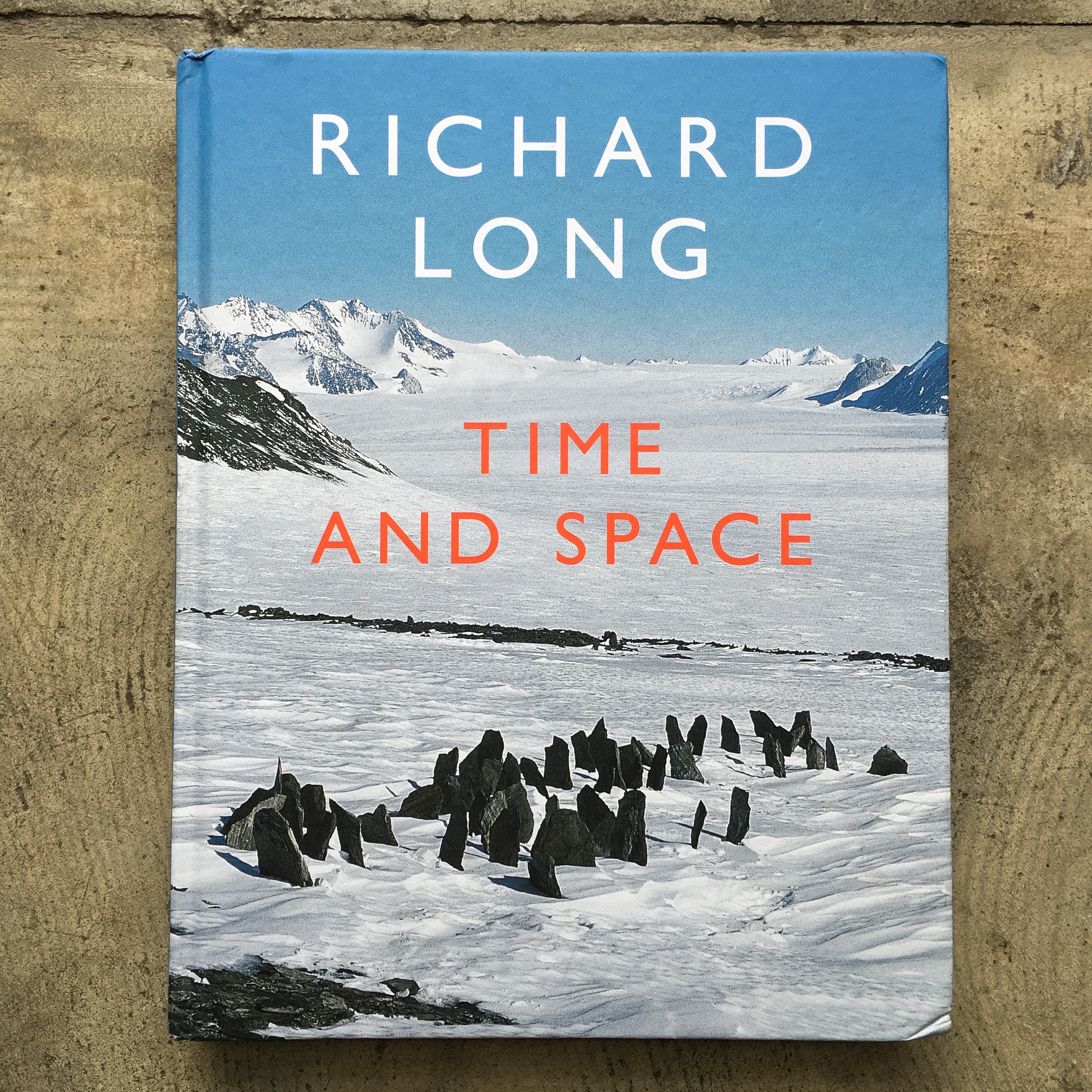Richard Long : TIME AND SPACE BOOK (USED)