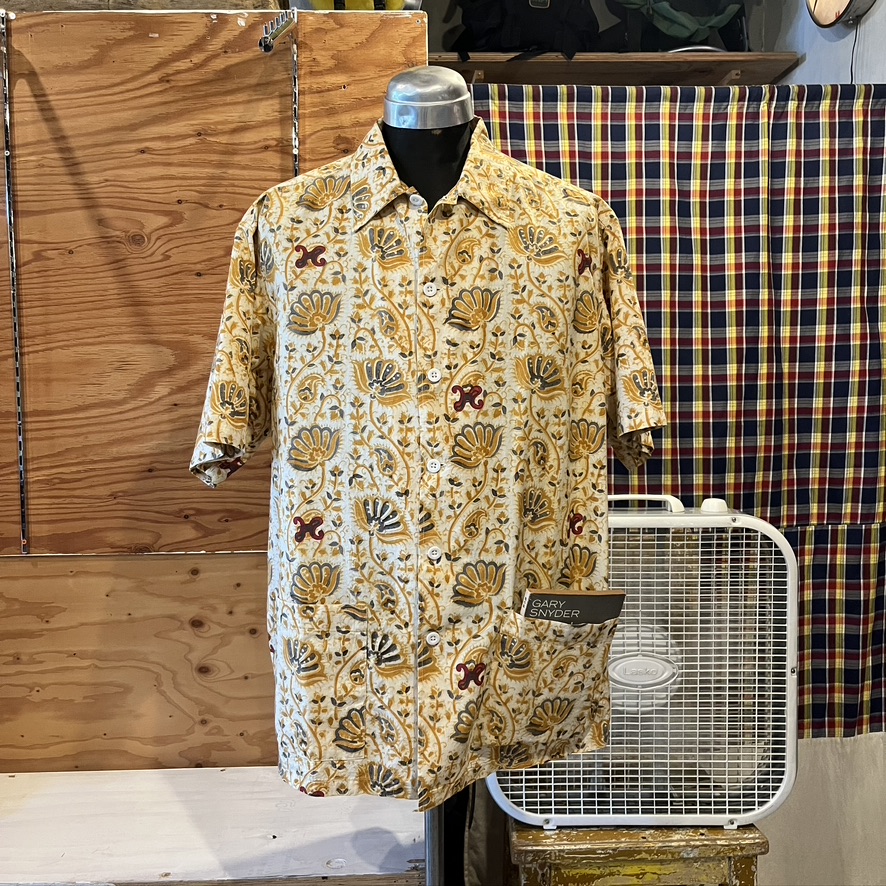 HOLLYWOOD RANCH MARKET : ブロックプリント Hペイズリーショートスリーブシャ