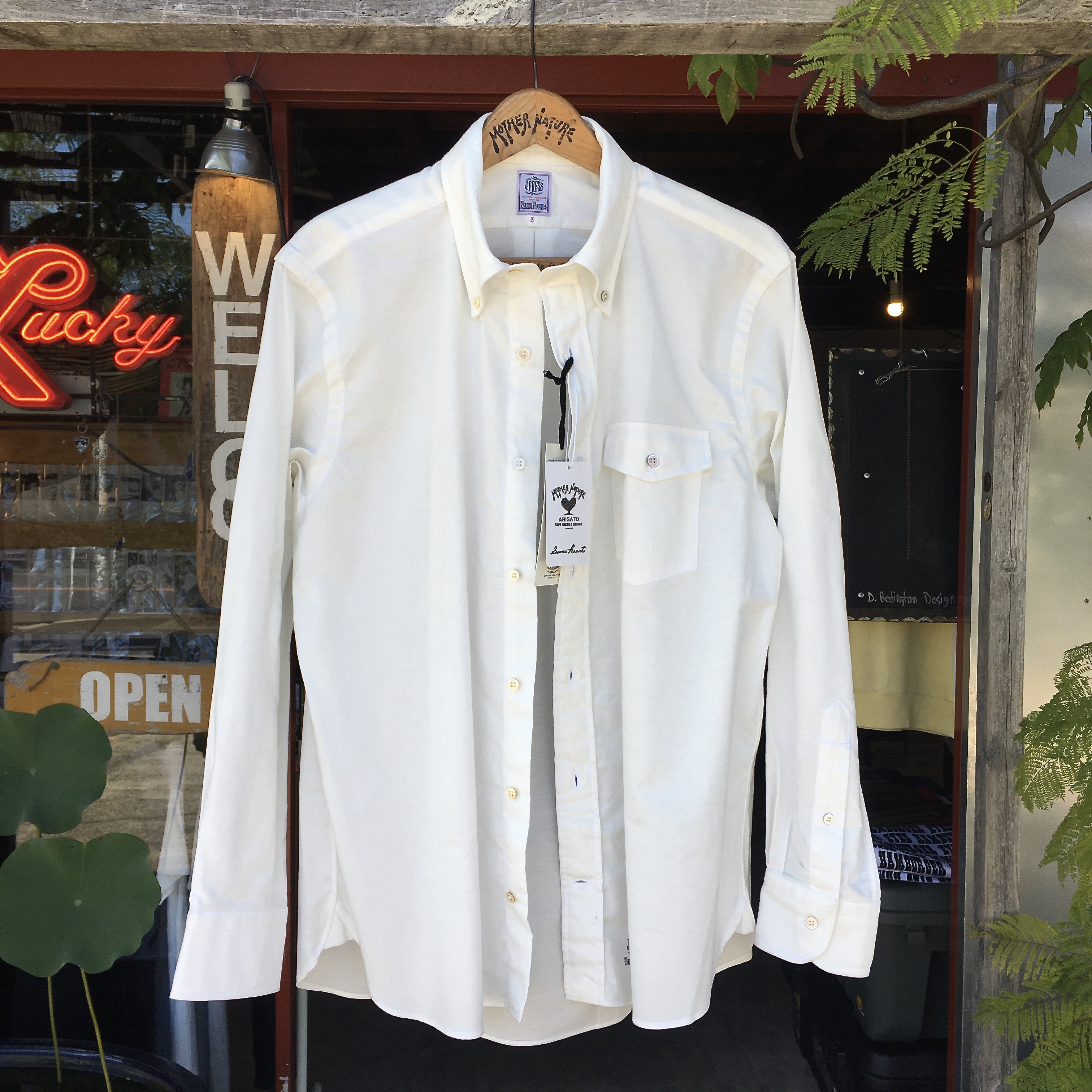  J PRESS/BLUE BLUE : OX FORD BD SHIRT