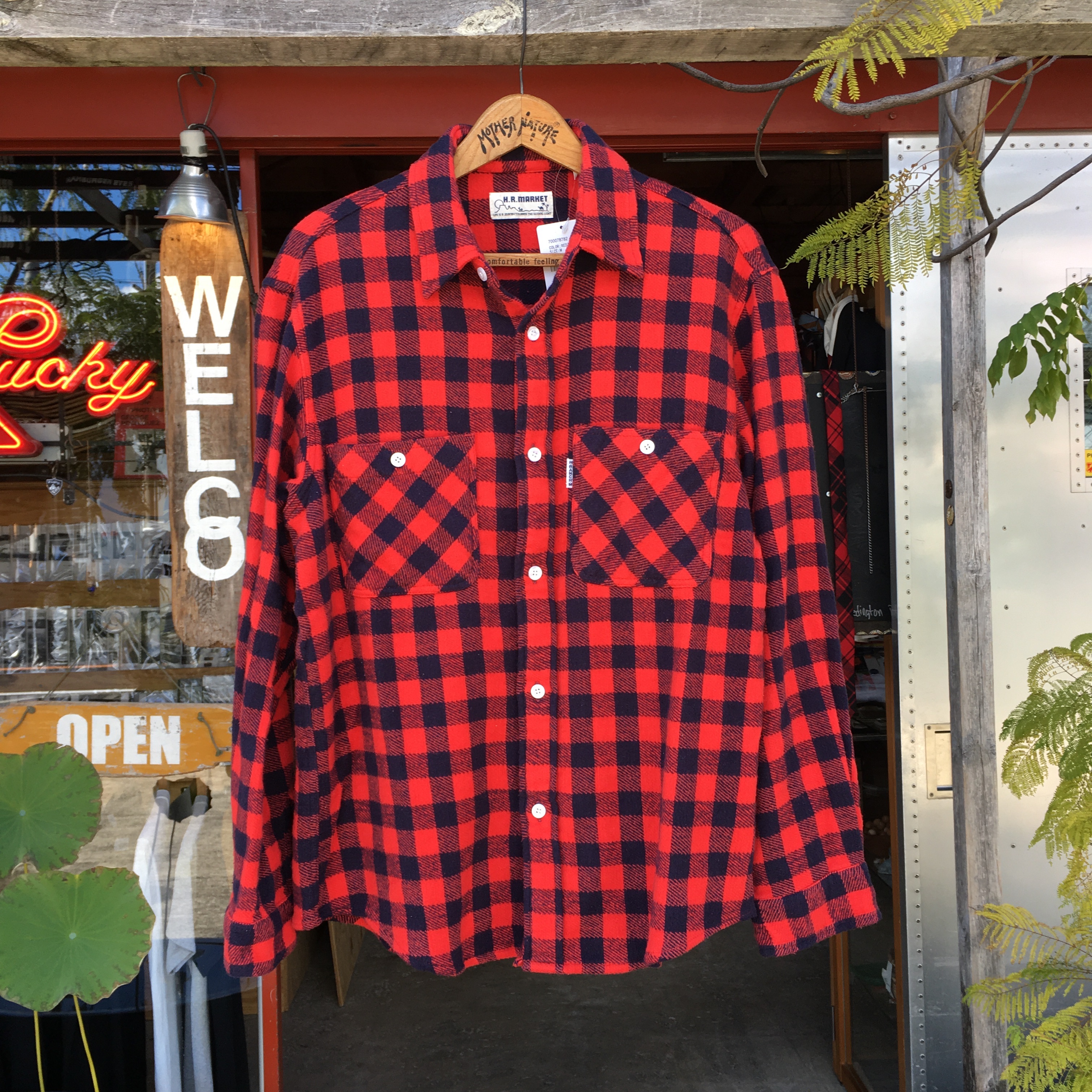 HOLLYWOOD RANCH MARKET : インドネル チェック ワークシャツ