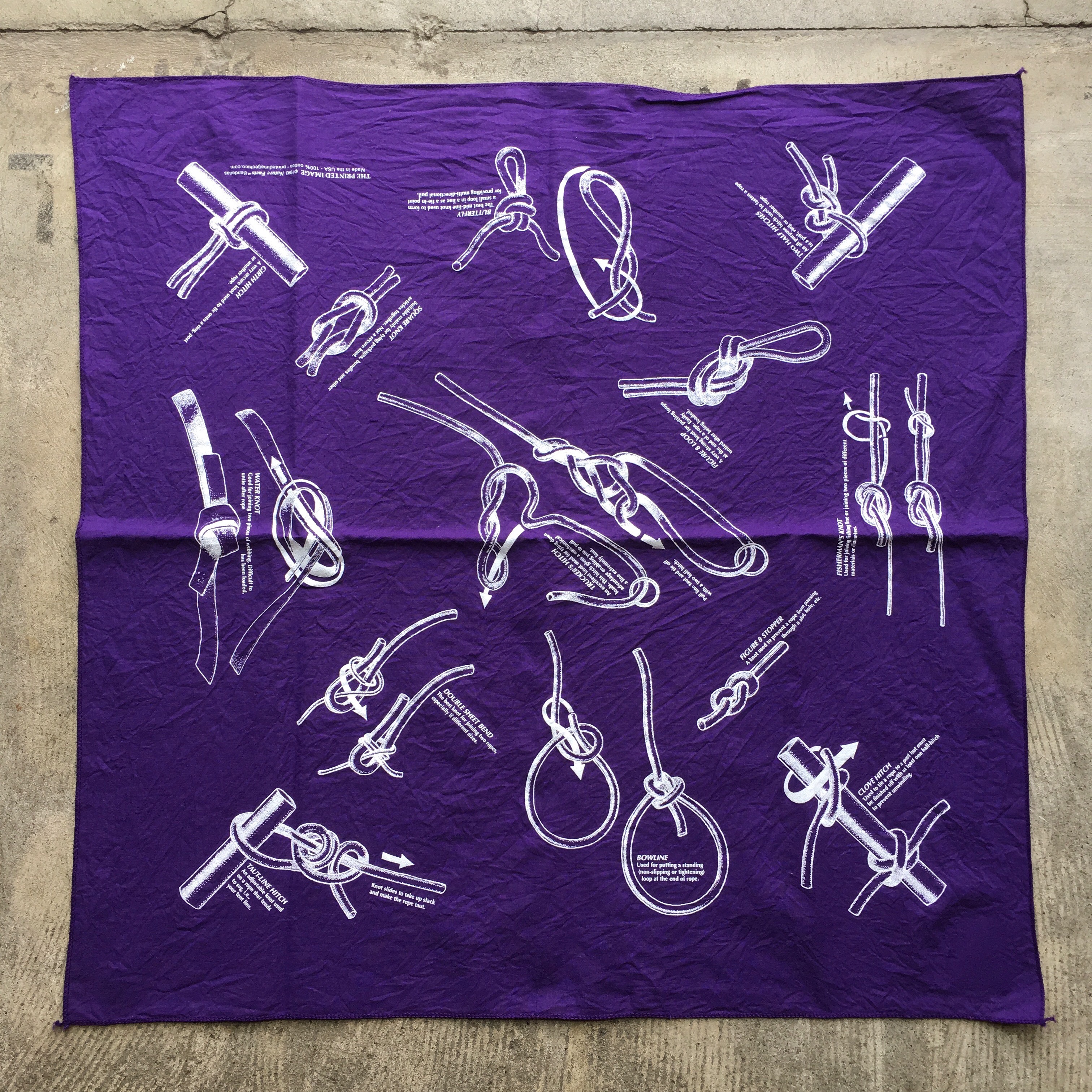 The Printed Image : ROPE WORK Bandana  
