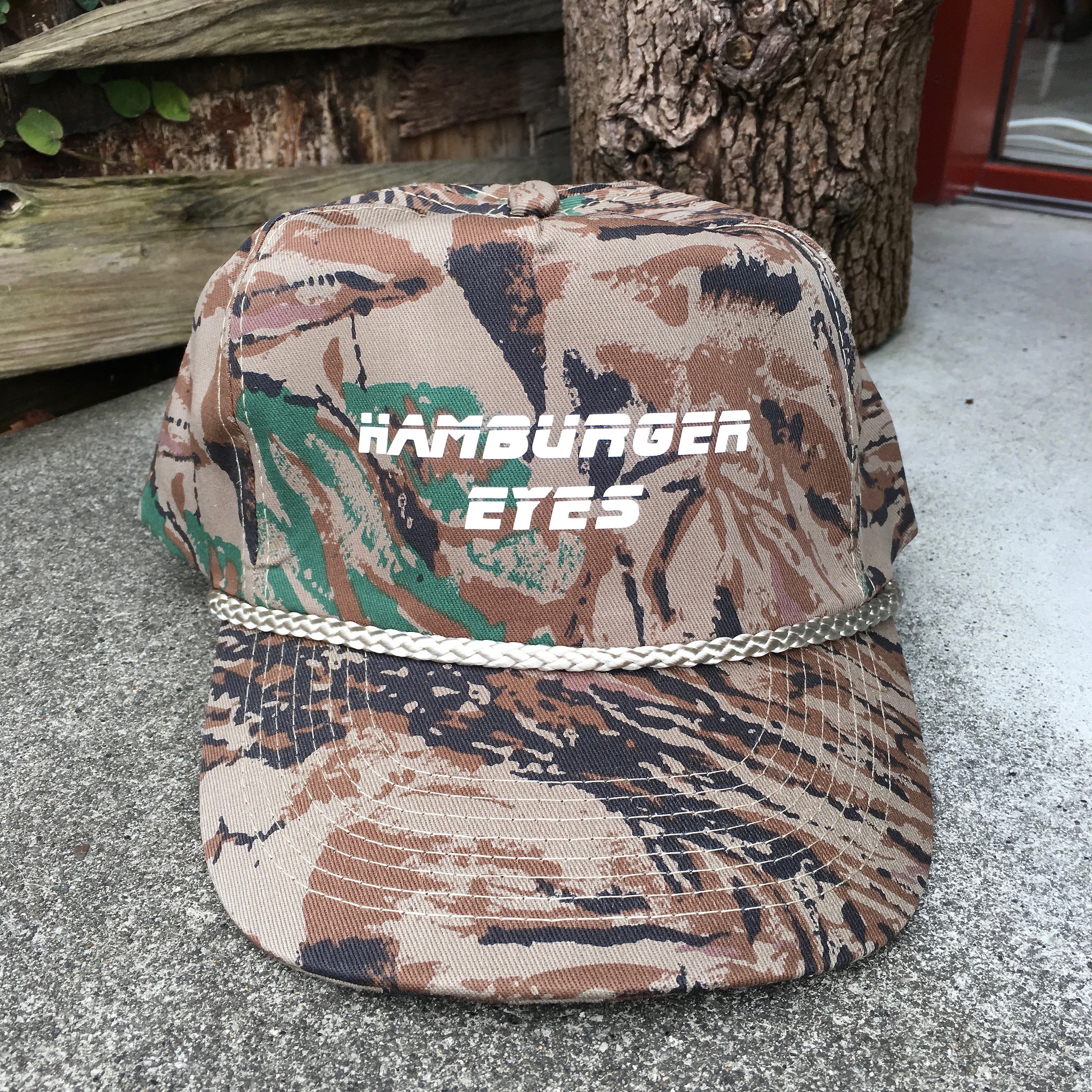 HAMBURGER EYES : CAMO HAT