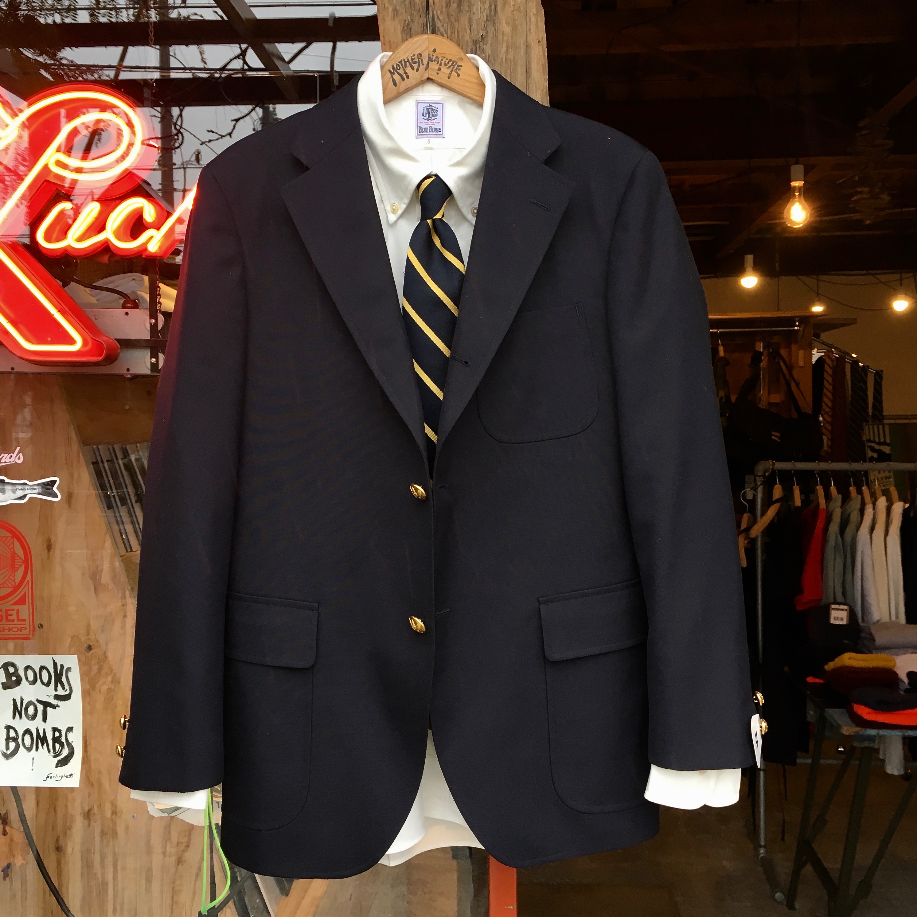 J PRESS/BLUE BLUE : NAVY BLAZER 