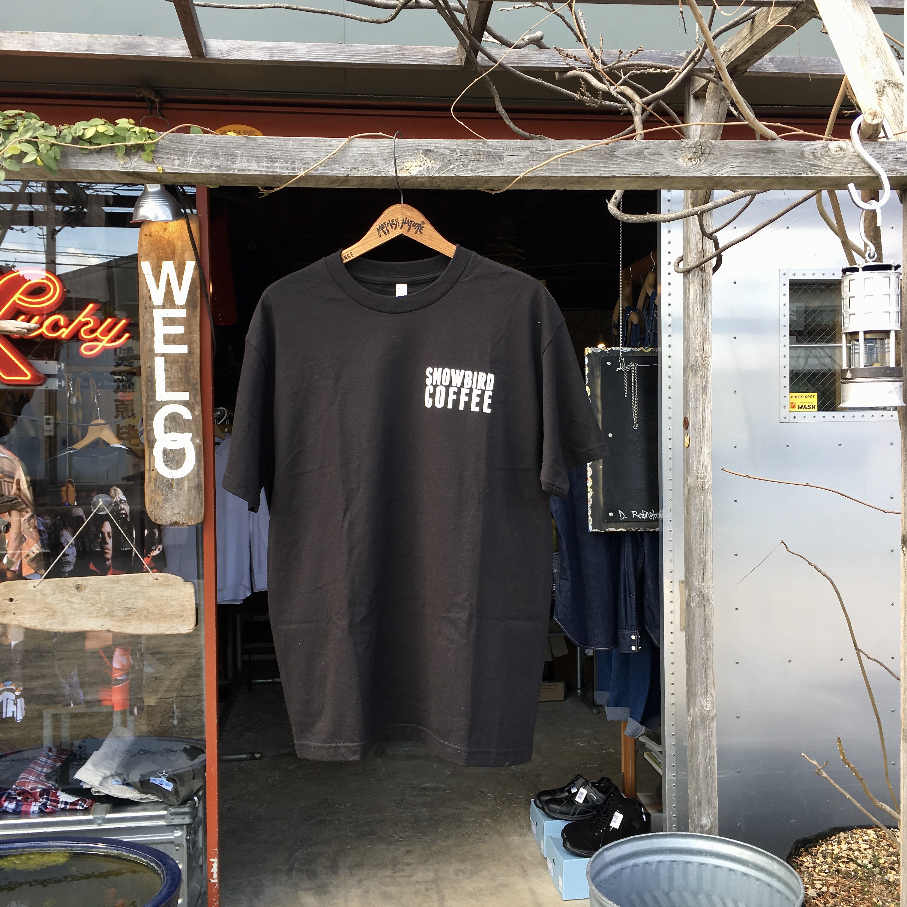 SNOWBIRD COFFEE : ROCK ON T-SHIRTS