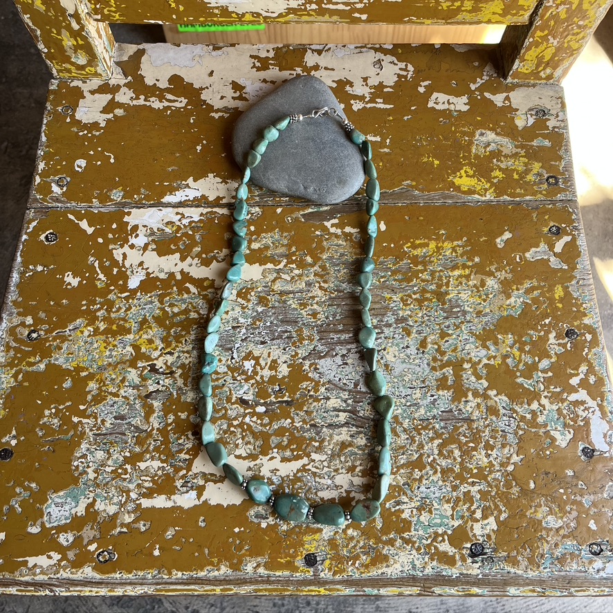 Native American Green Turquoise Necklace