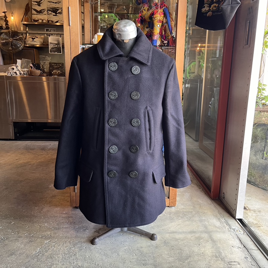 BLUE BLUE : JK2037 US NAVY オーセンティックピーコート