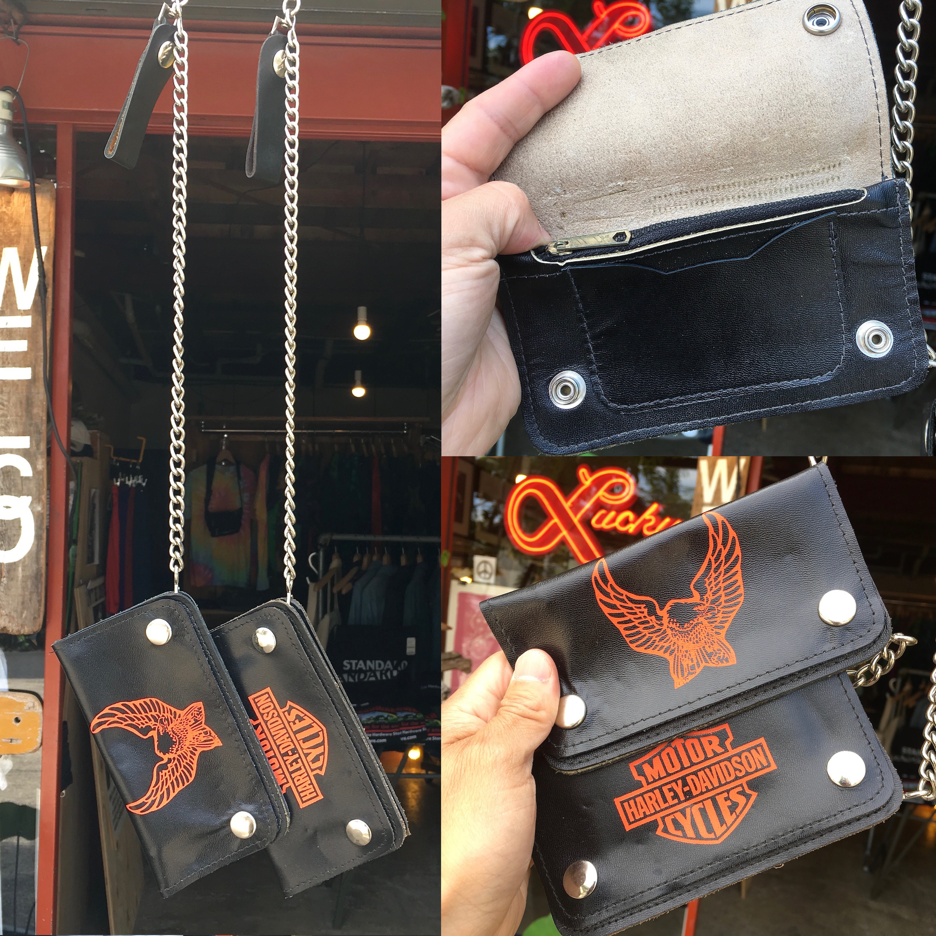 HARLEY-DAVIDSON : 70's DEADSTOCK WALLET