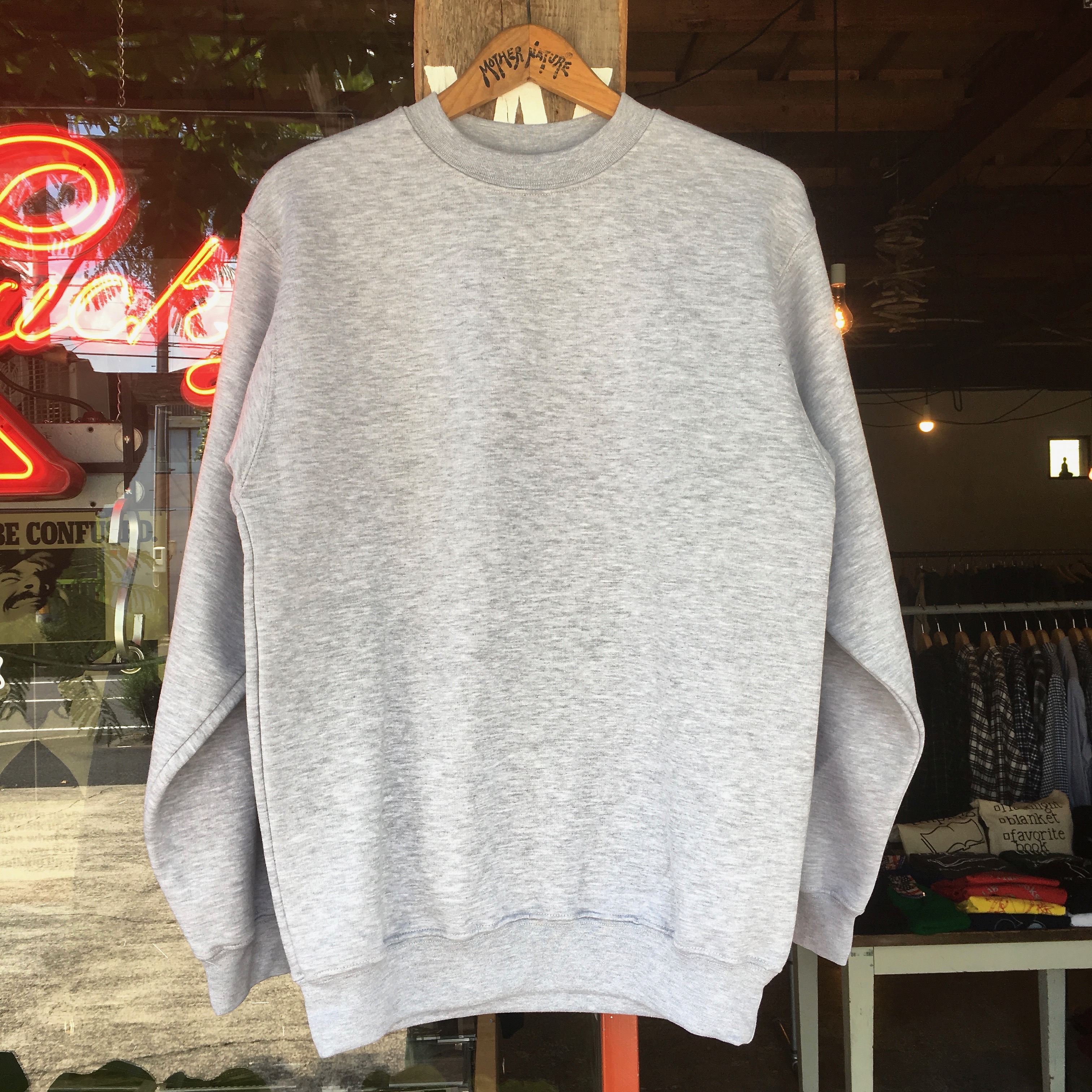 BAYSIDE : 1102 CREWNECK FLEECE 