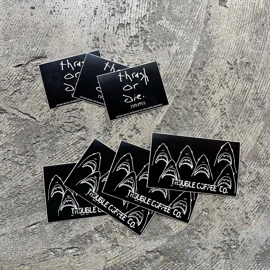 TROUBLE COFFEE : Sticker