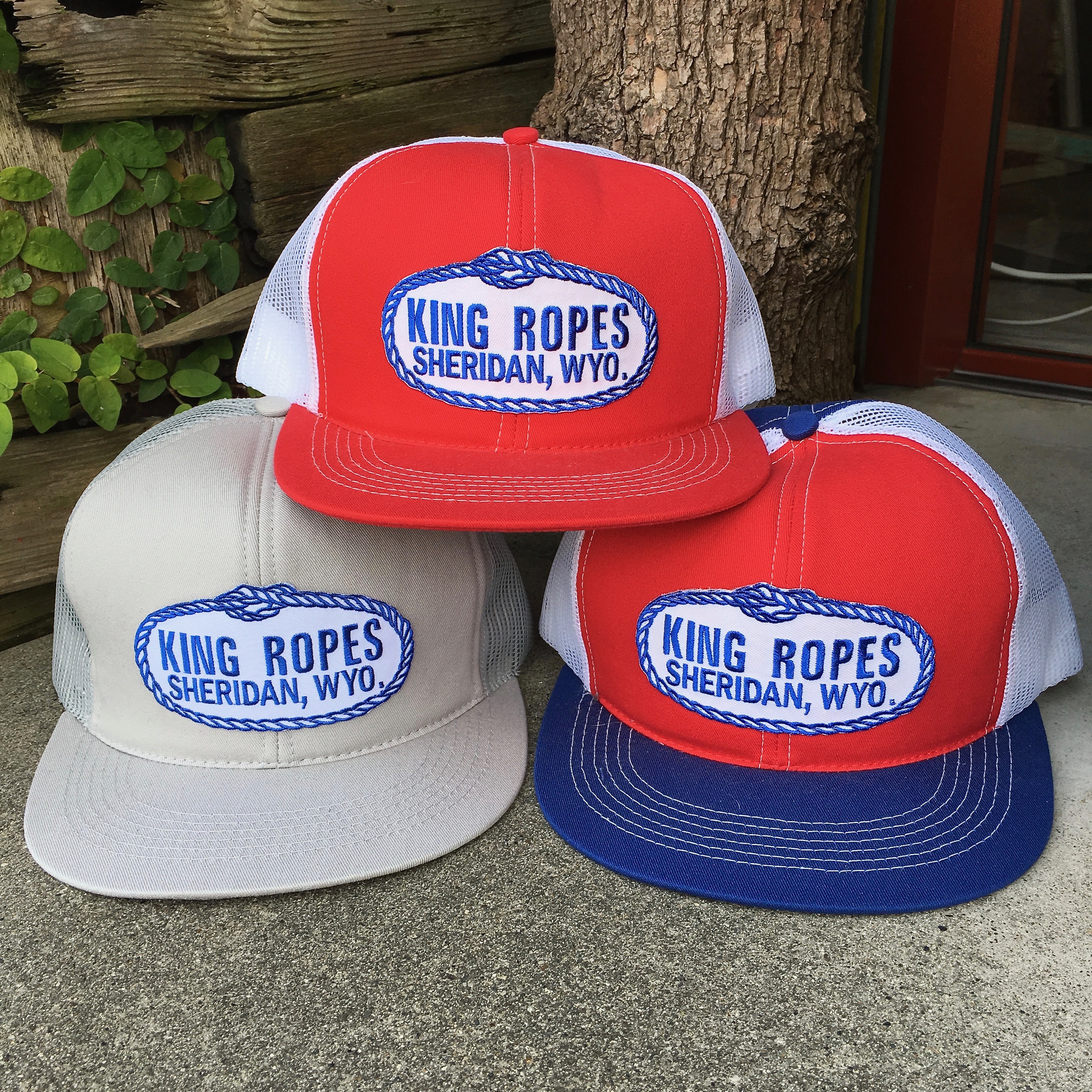 KINGS ROPES : 1/2COTTON 1/2MESH CAP
