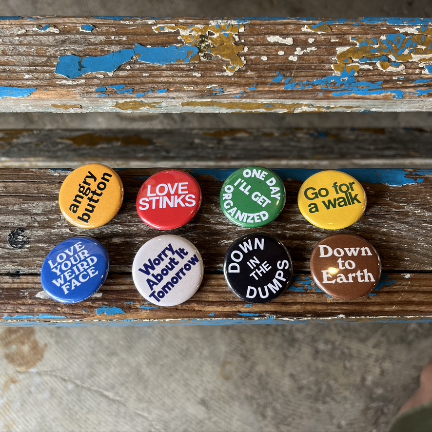 THREE POTATO FOUR : BUTTON MADE IN USA