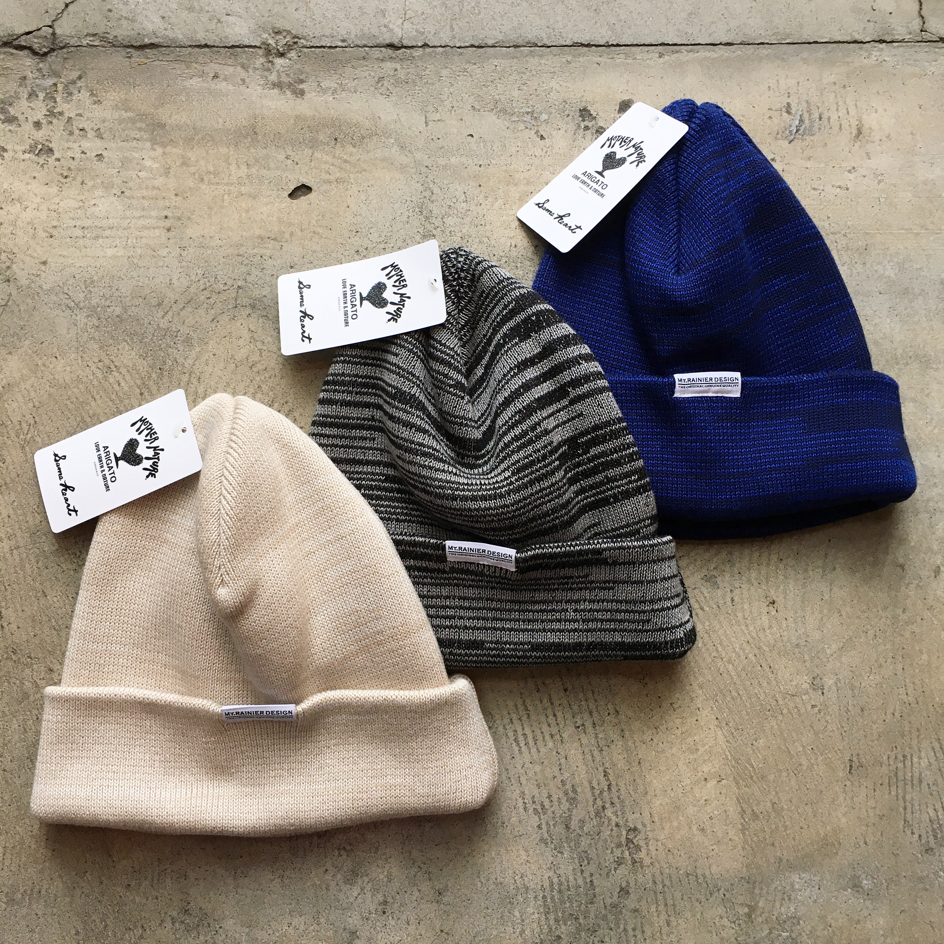 MT RAINIER DESIGN : MRD HG KNIT BEANIE