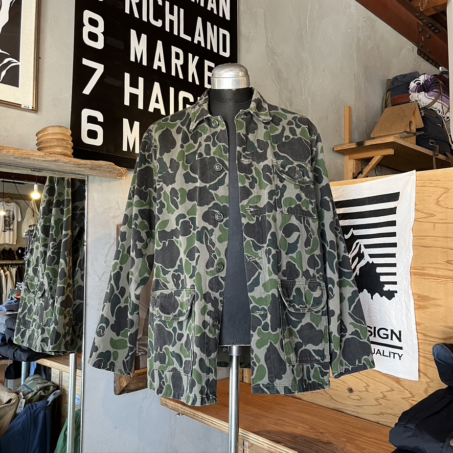 VINTAGE CAMO HUNTING JACKET