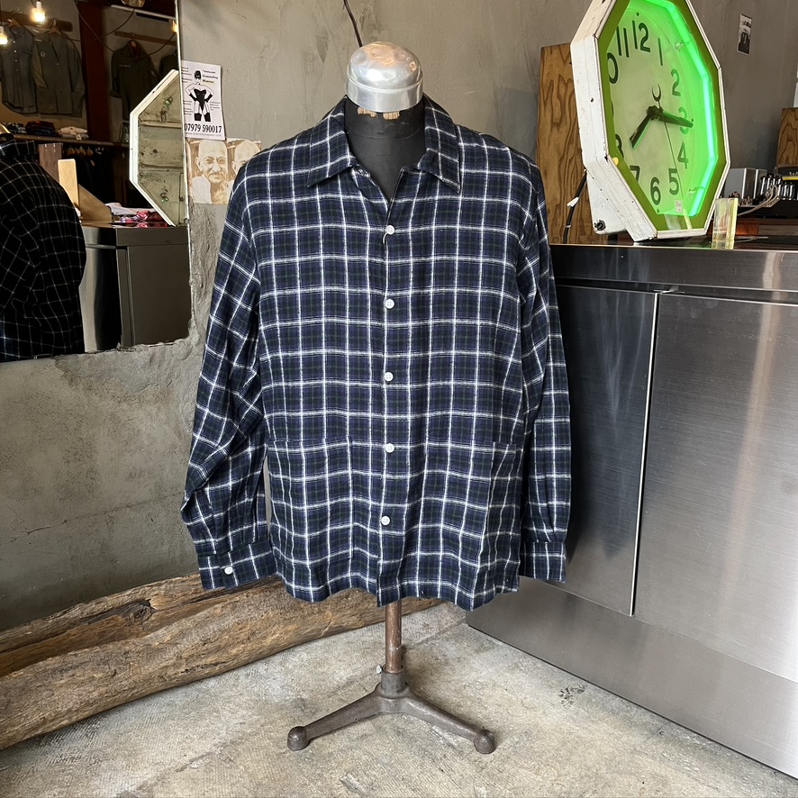 HIGH! STANDARD : BRUSHED FLANNEL WORK SMOCK SHIRTS
