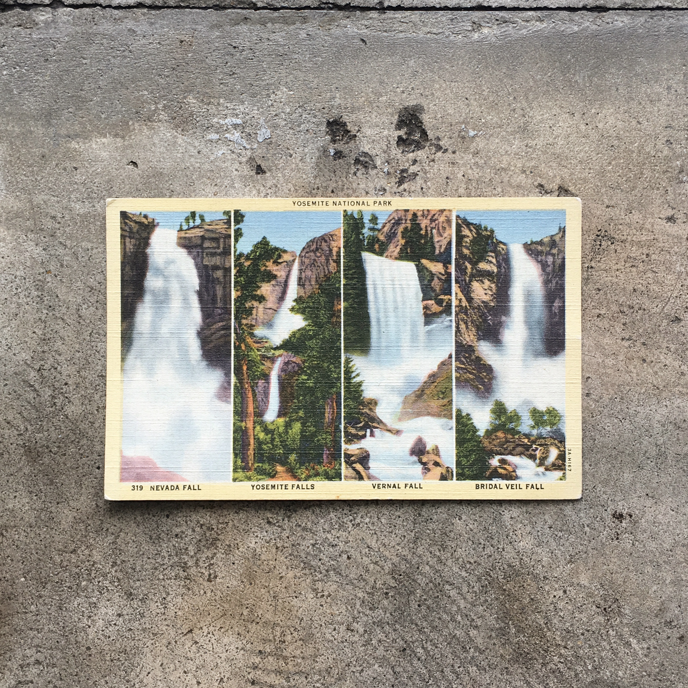 YOSEMITE NATIONAL PARK : Vintage POST CARD 