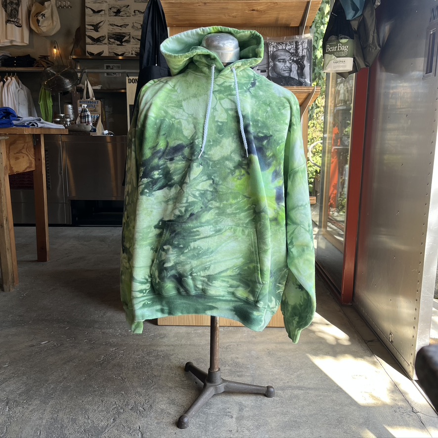 CROW TIPI TIE-DYE :LIQUID INFUSION HOODIE 2023SS