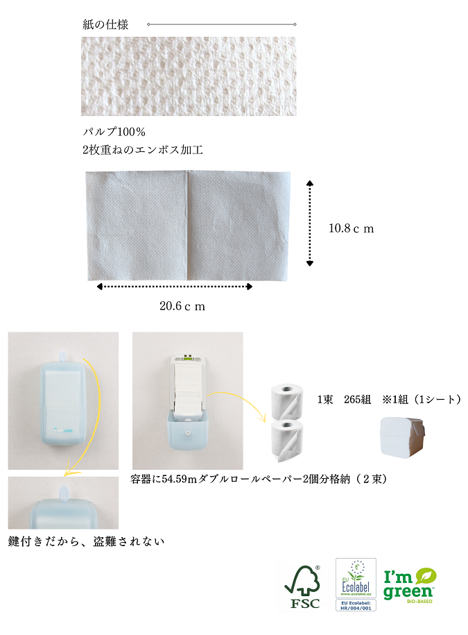 シート型トイレットペーパーのメリット