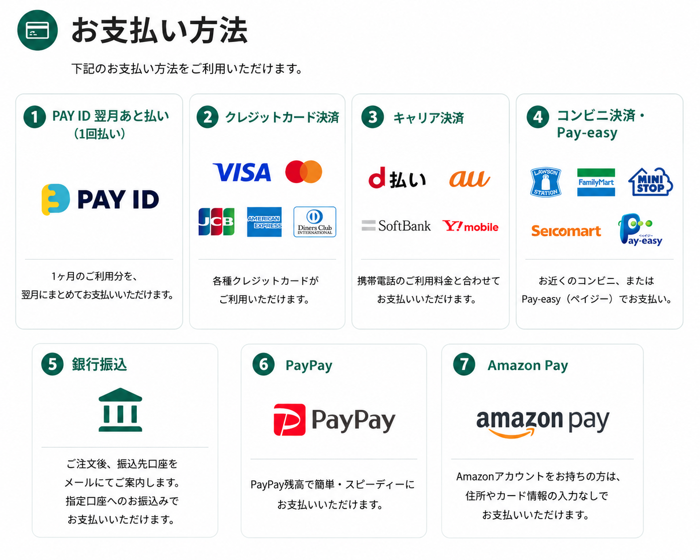 ご利用案内