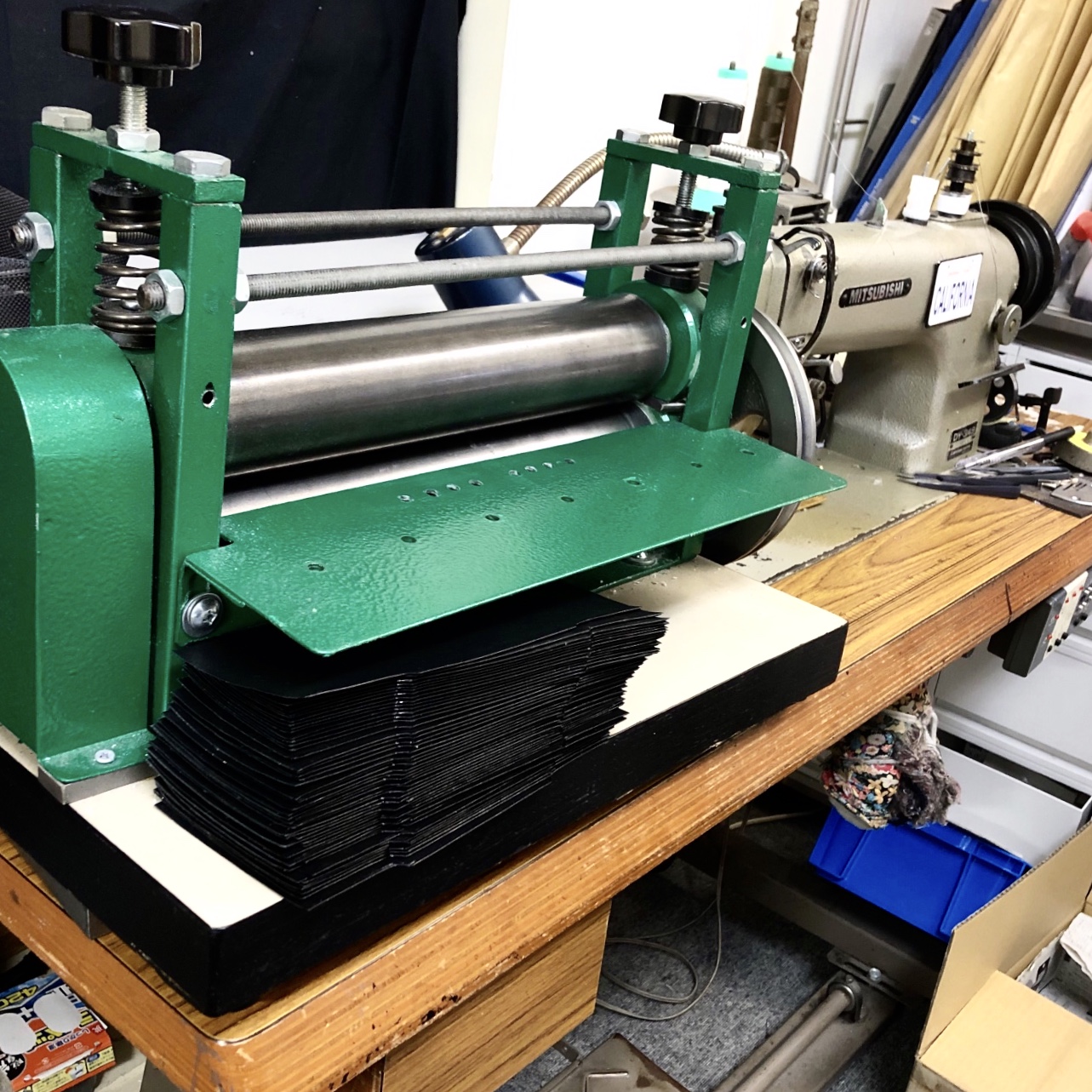 レザーバッグ製作日記９