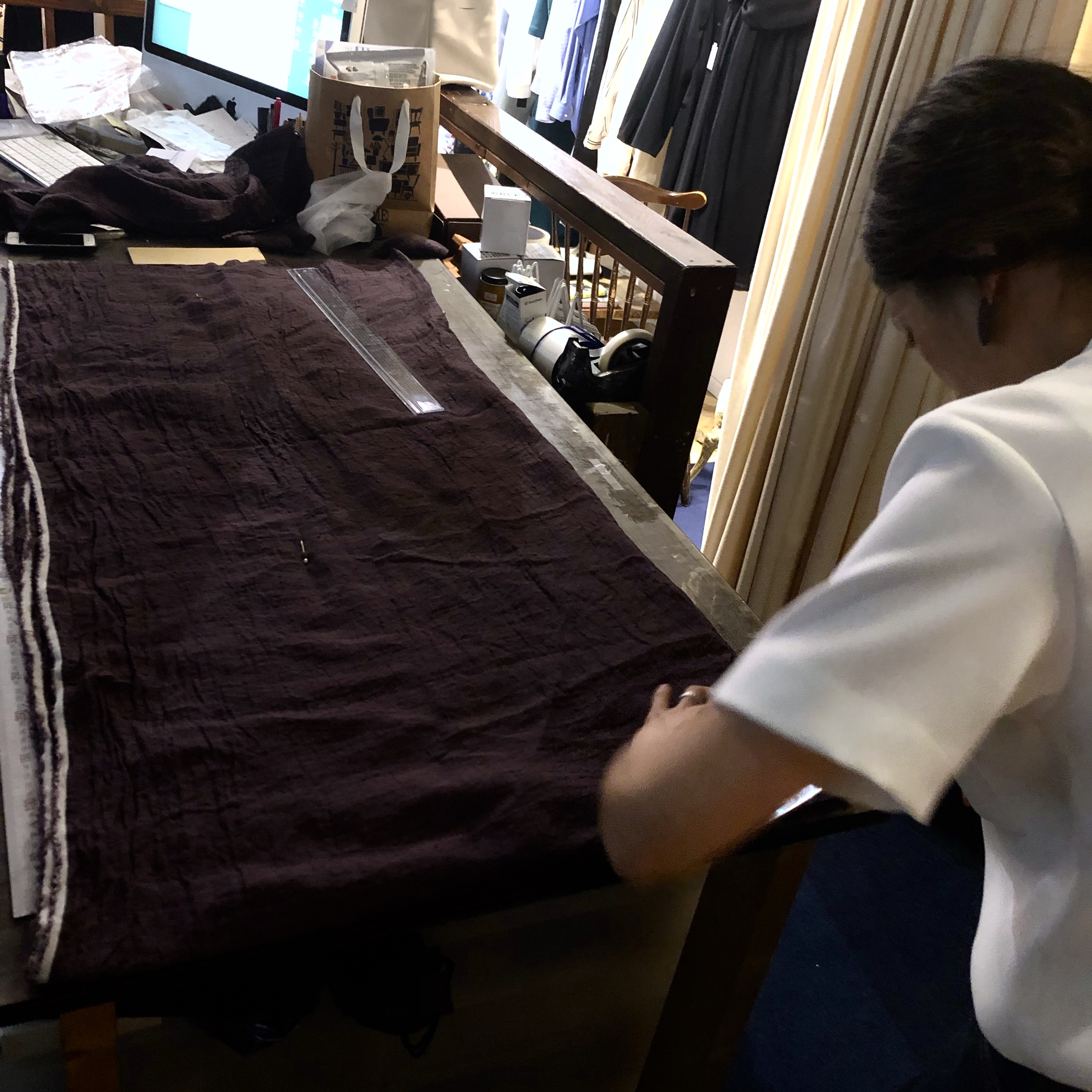 カフタンドレス考案中