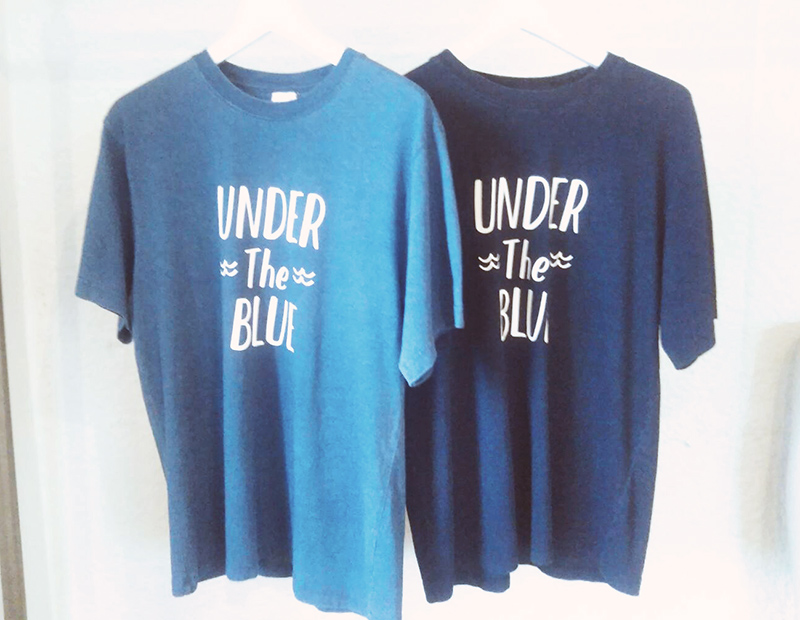 UNDER the BLUE Indigo T-Shirts 入荷しました