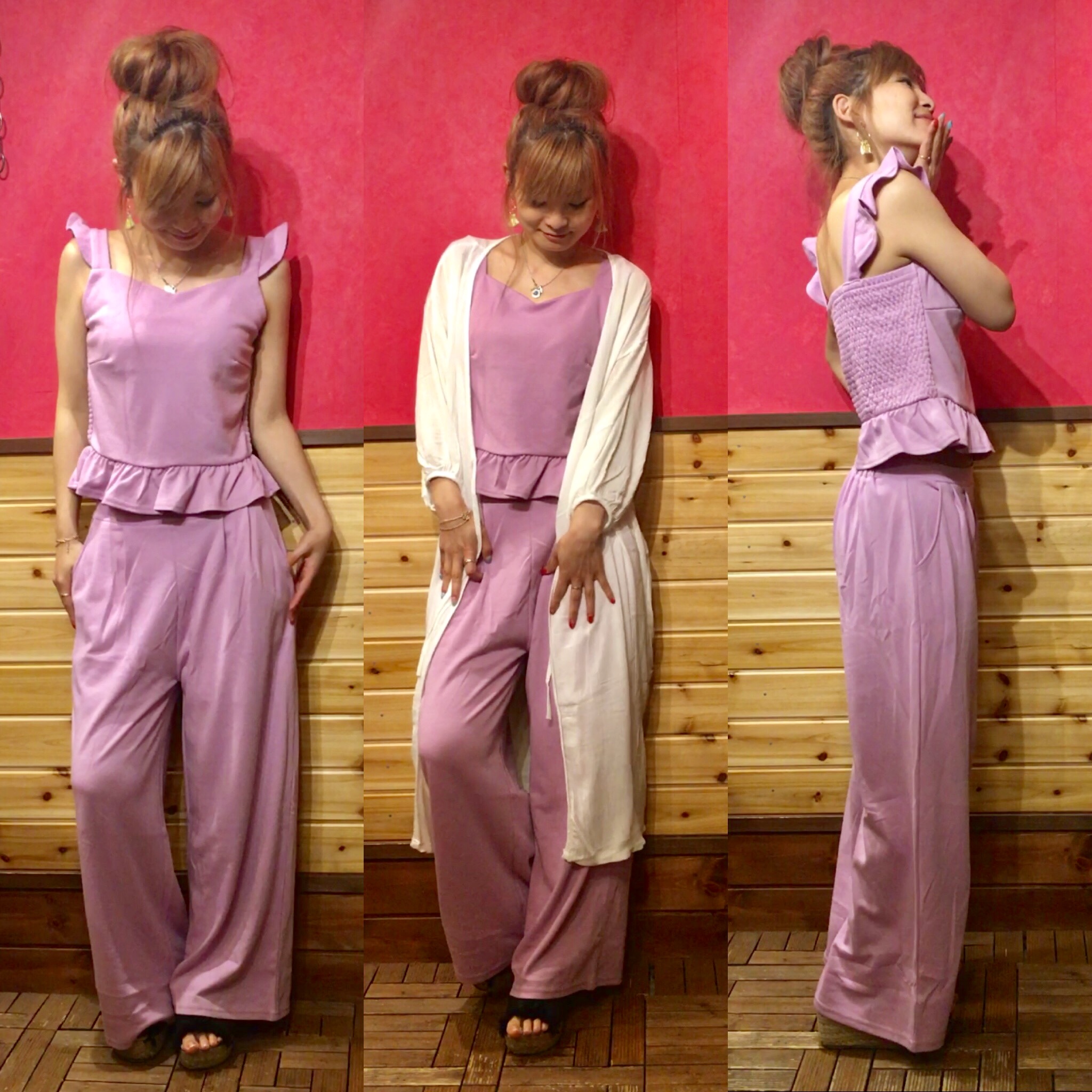 フリルセットアップ4900yen+TAX