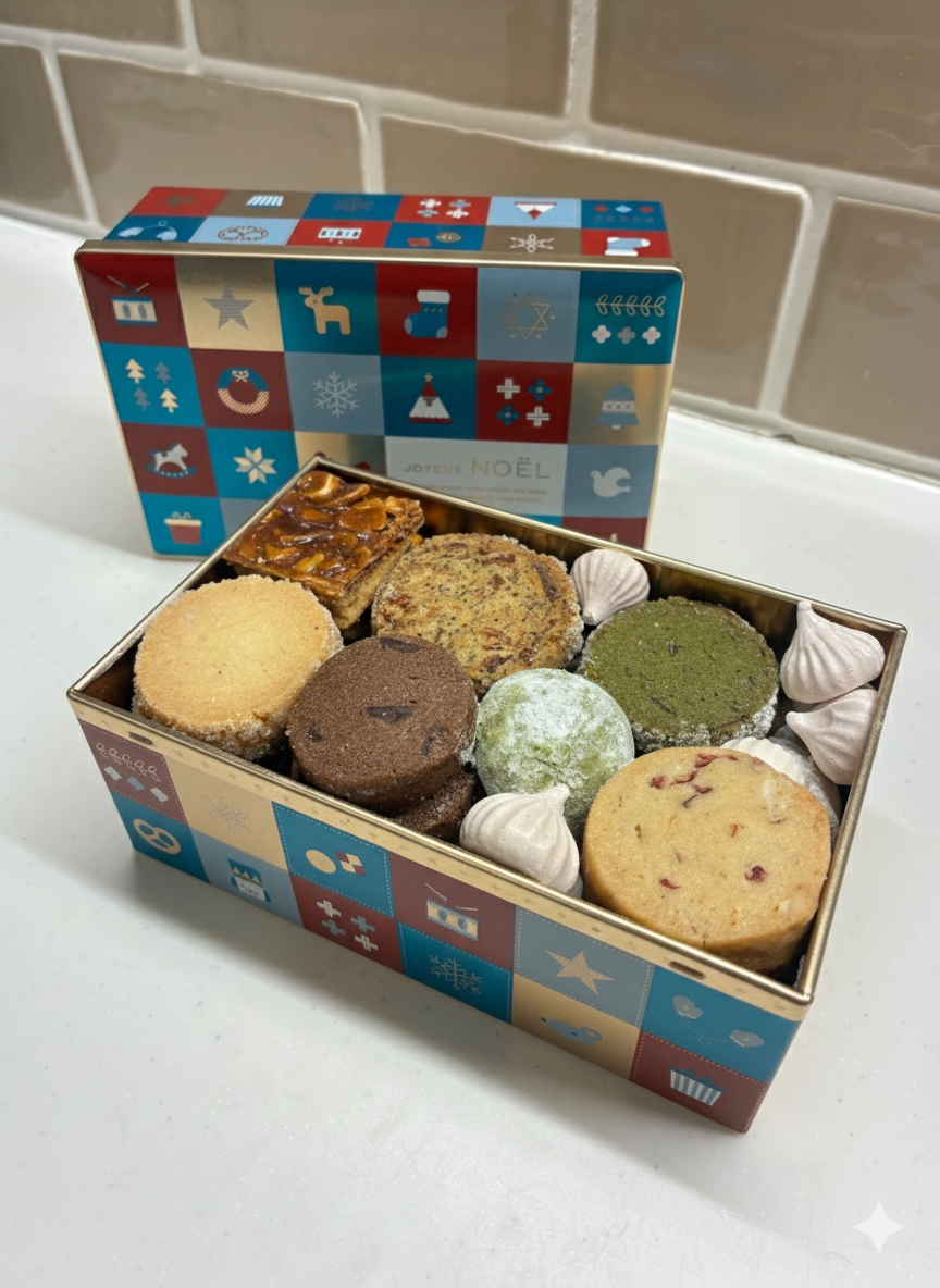 🎄《数量限定》クリスマスクッキー缶｜conamore/コナモーレ