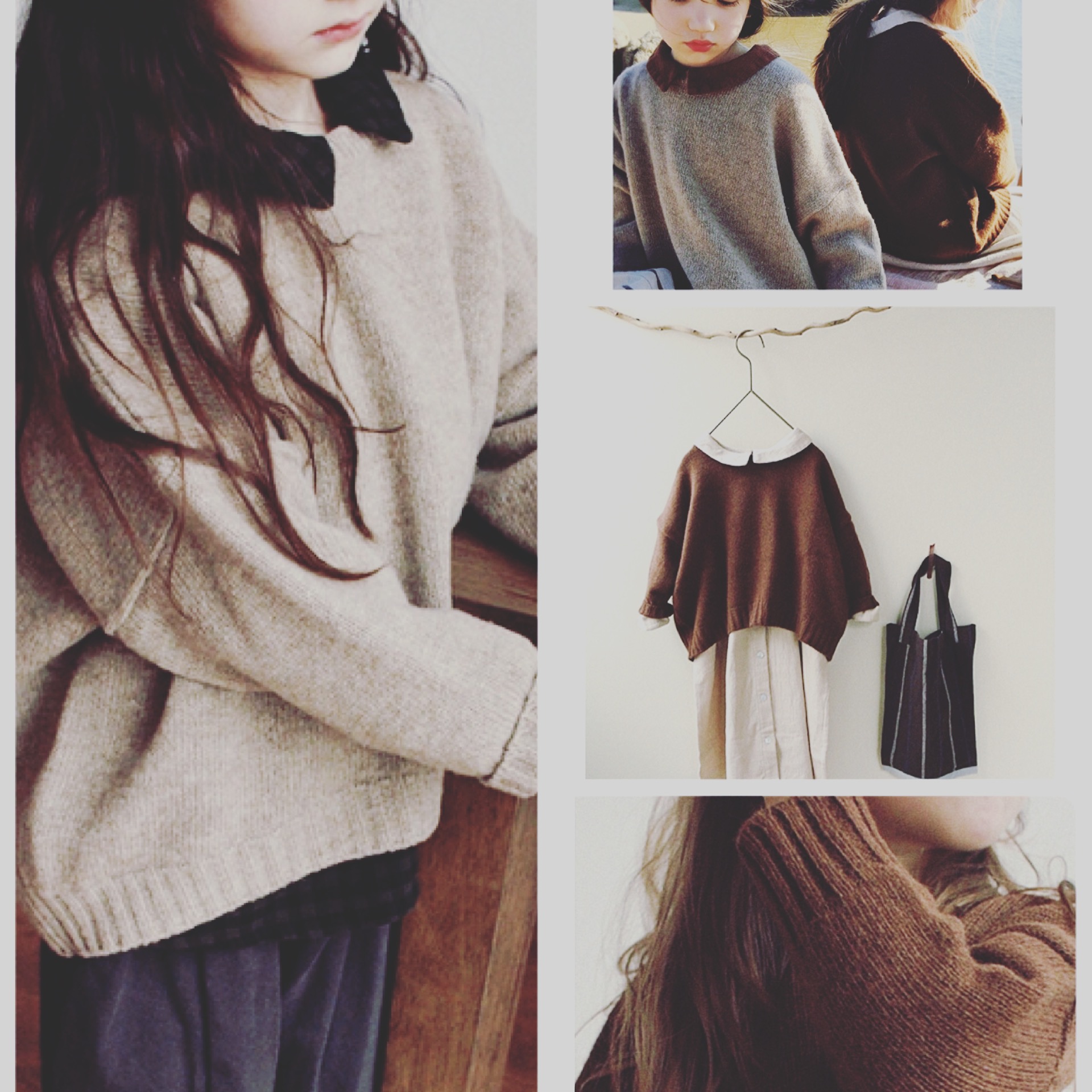 ▫️overfit knit fullover▫️すてきです