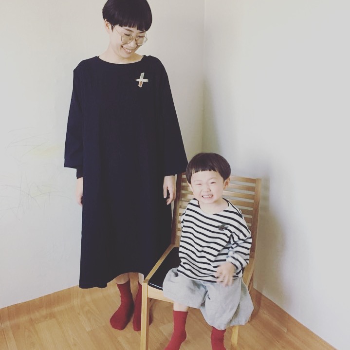 赤い靴下で元気に‼︎ 