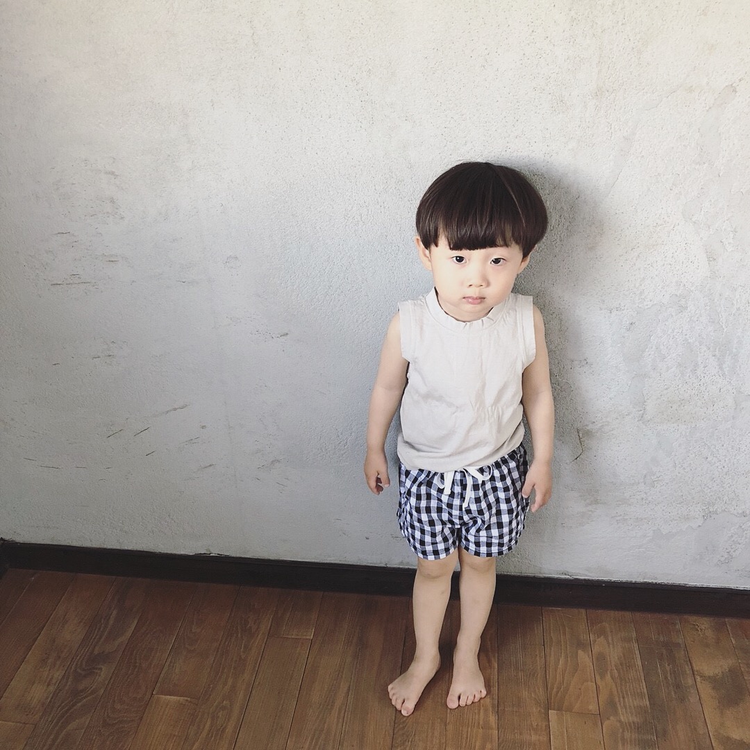 ★次回新商品★ gingham ショートパンツ