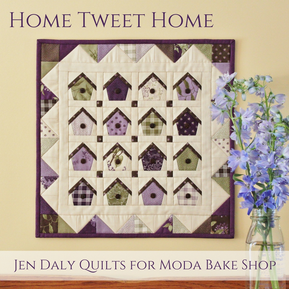 Home Tweet Home Mini Quilt    by Jen Daly