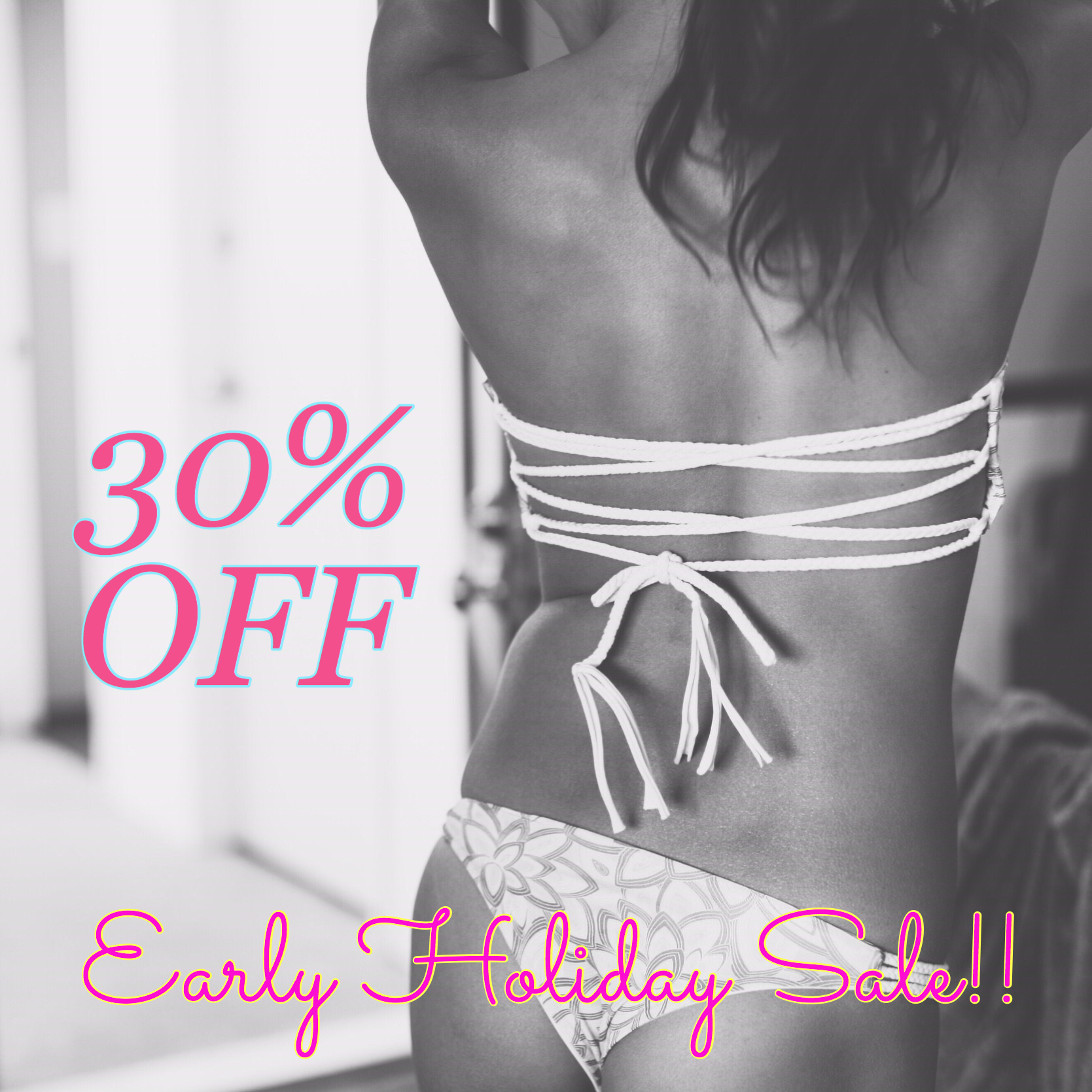 Early Holiday Sale!! GET 30% OFF!!