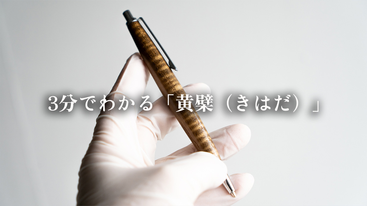 3分で木軸ペンの樹木解説「黄檗（きはだ）」