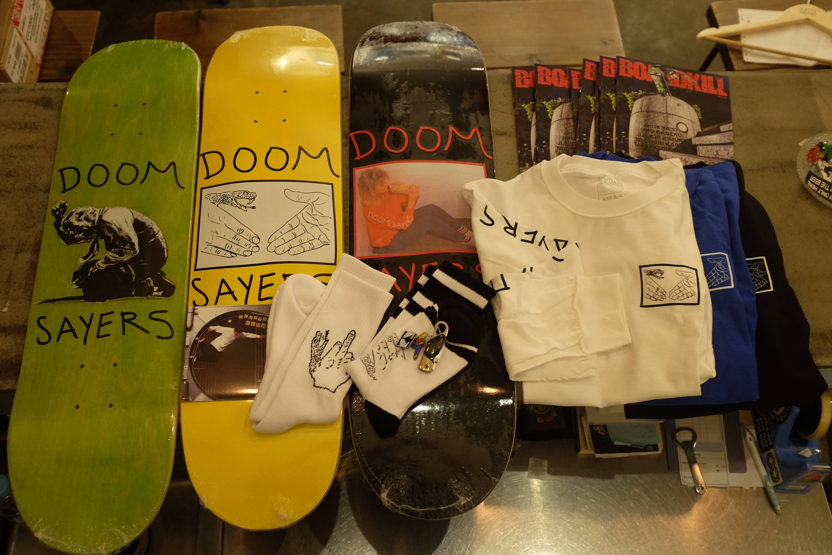 DOOMSAYERS＆BOARDKILL入荷！！